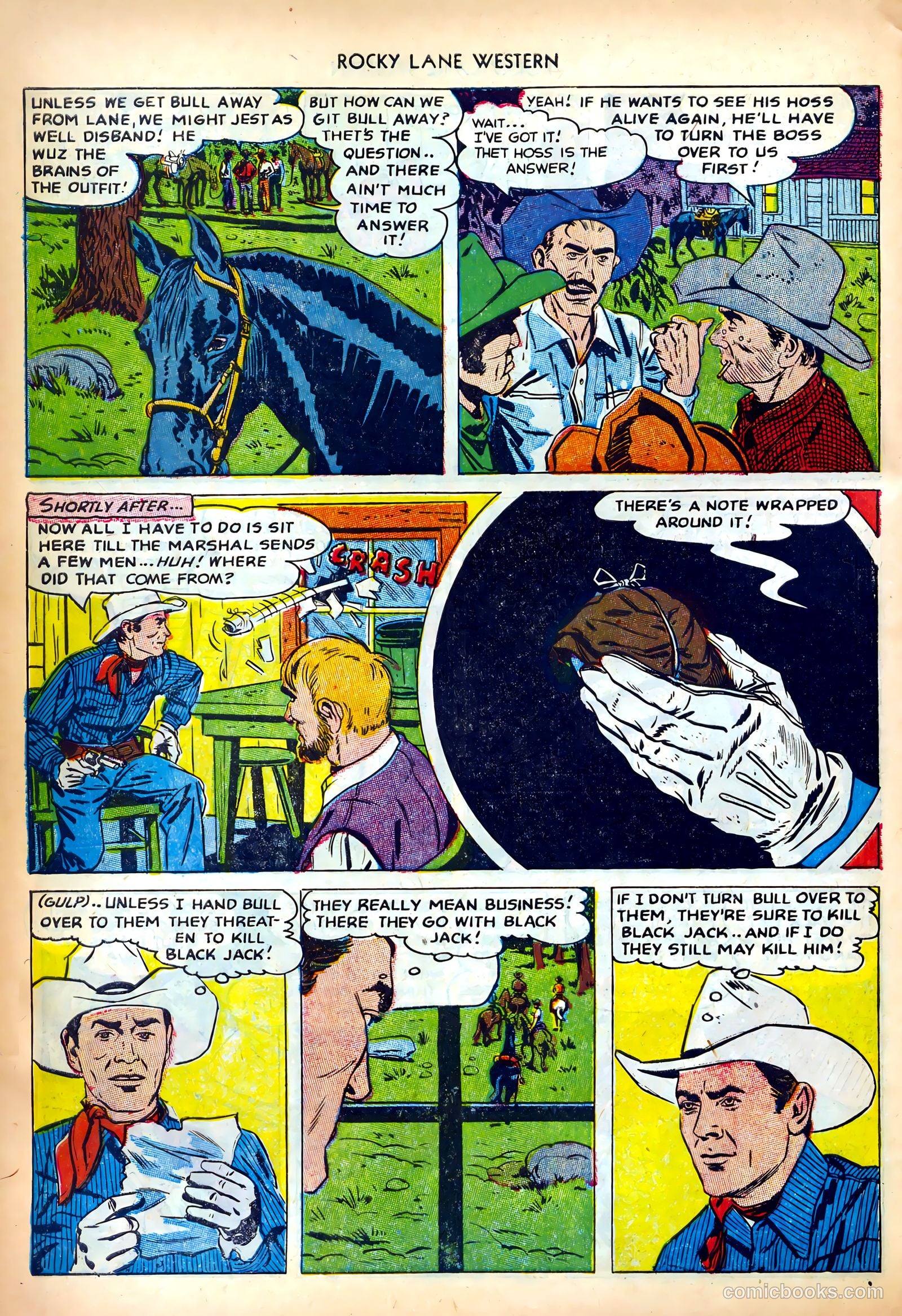 Rocky Lane Western #42 — page 30 of 36