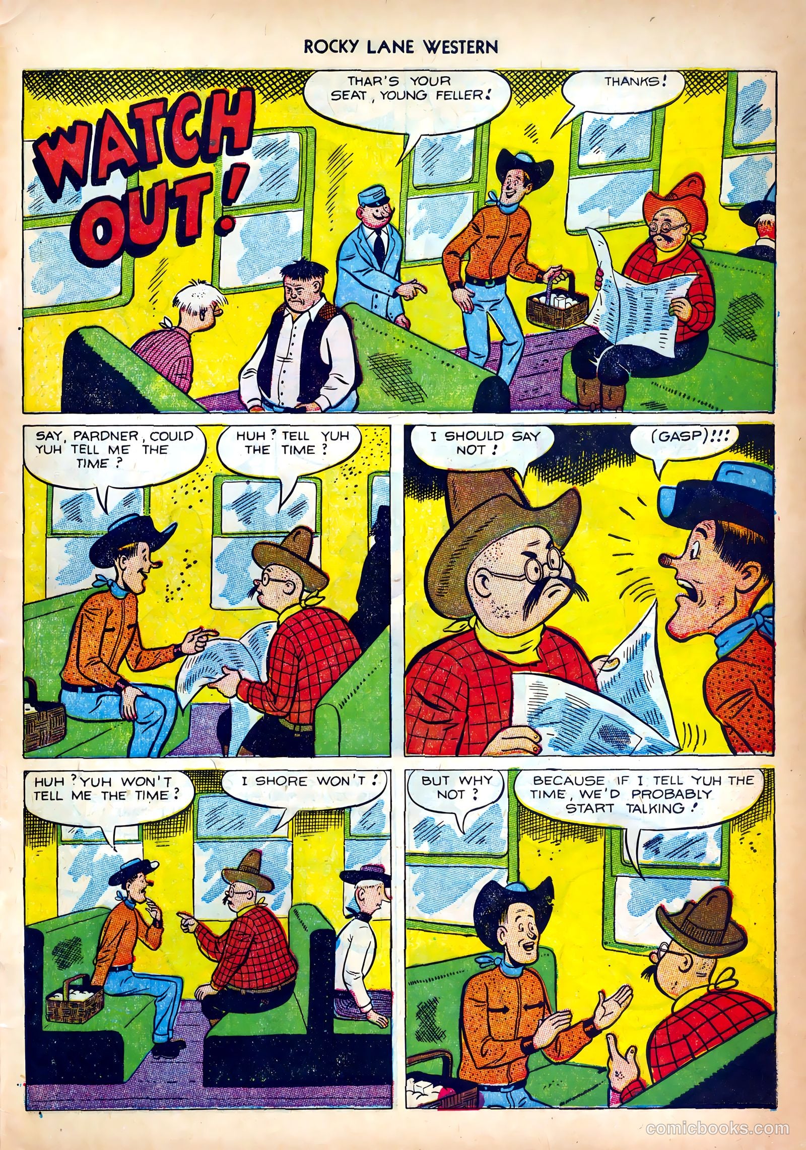 Rocky Lane Western #42 — page 33 of 36