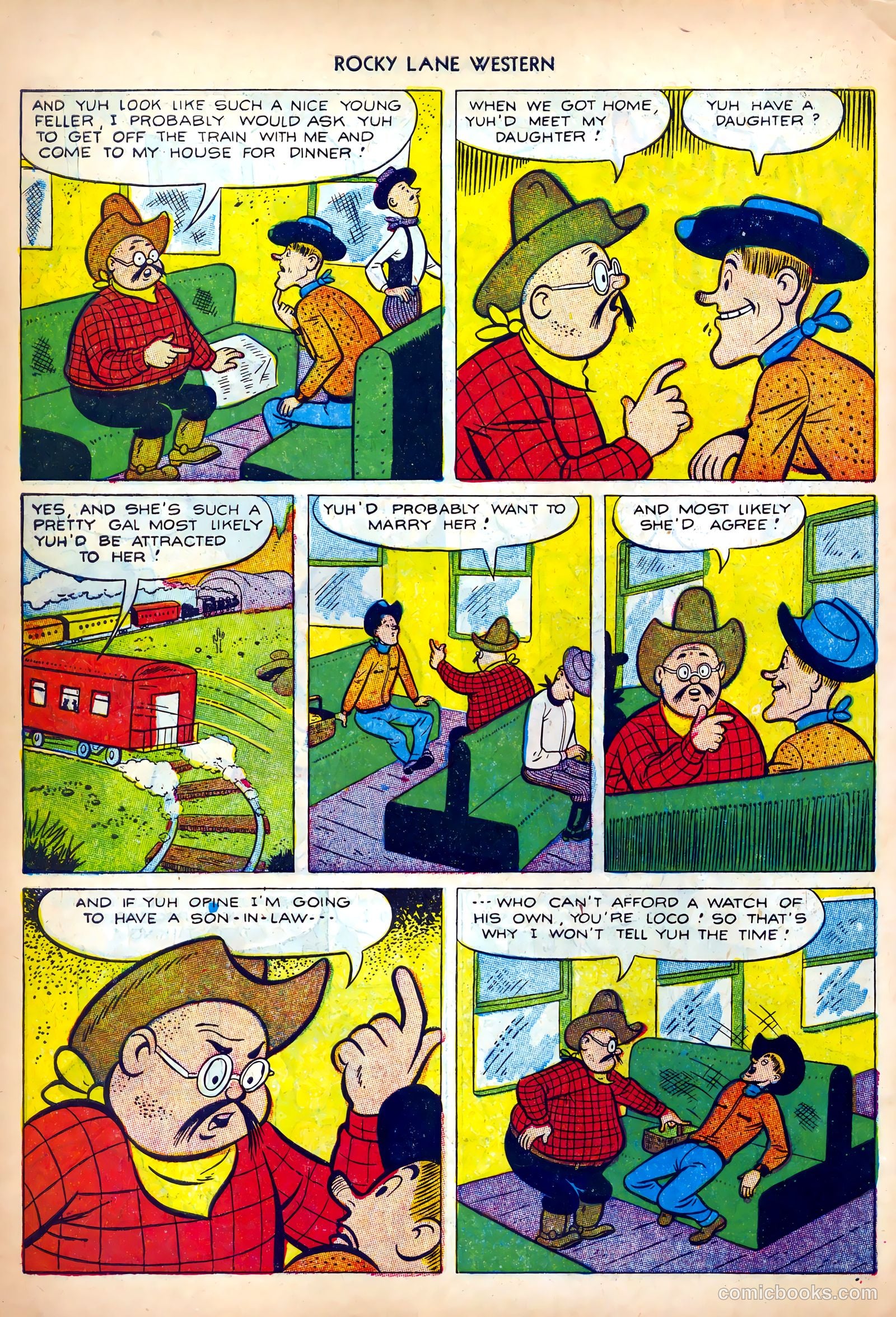 Rocky Lane Western #42 — page 34 of 36