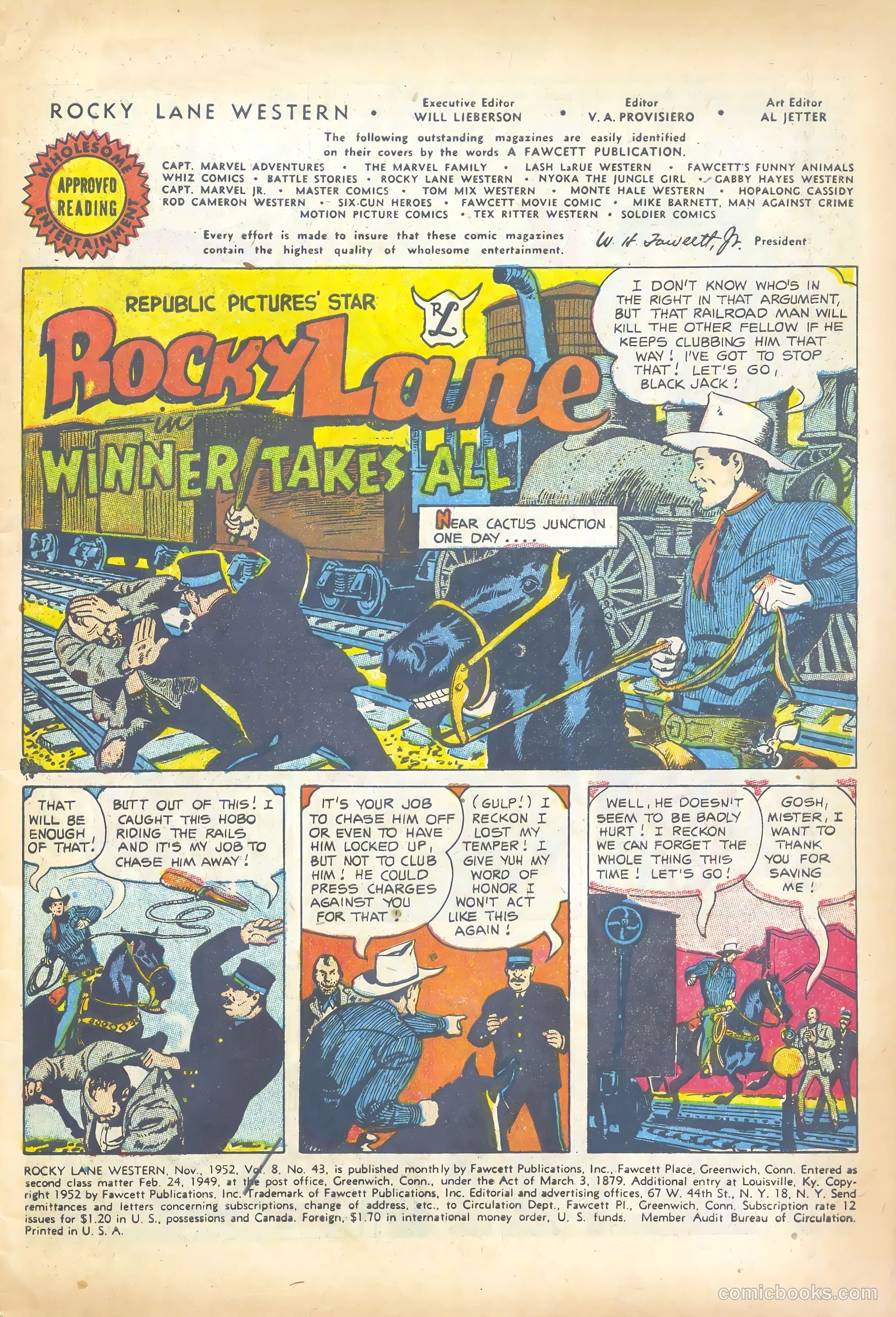 Rocky Lane Western #43 — page 3 of 36
