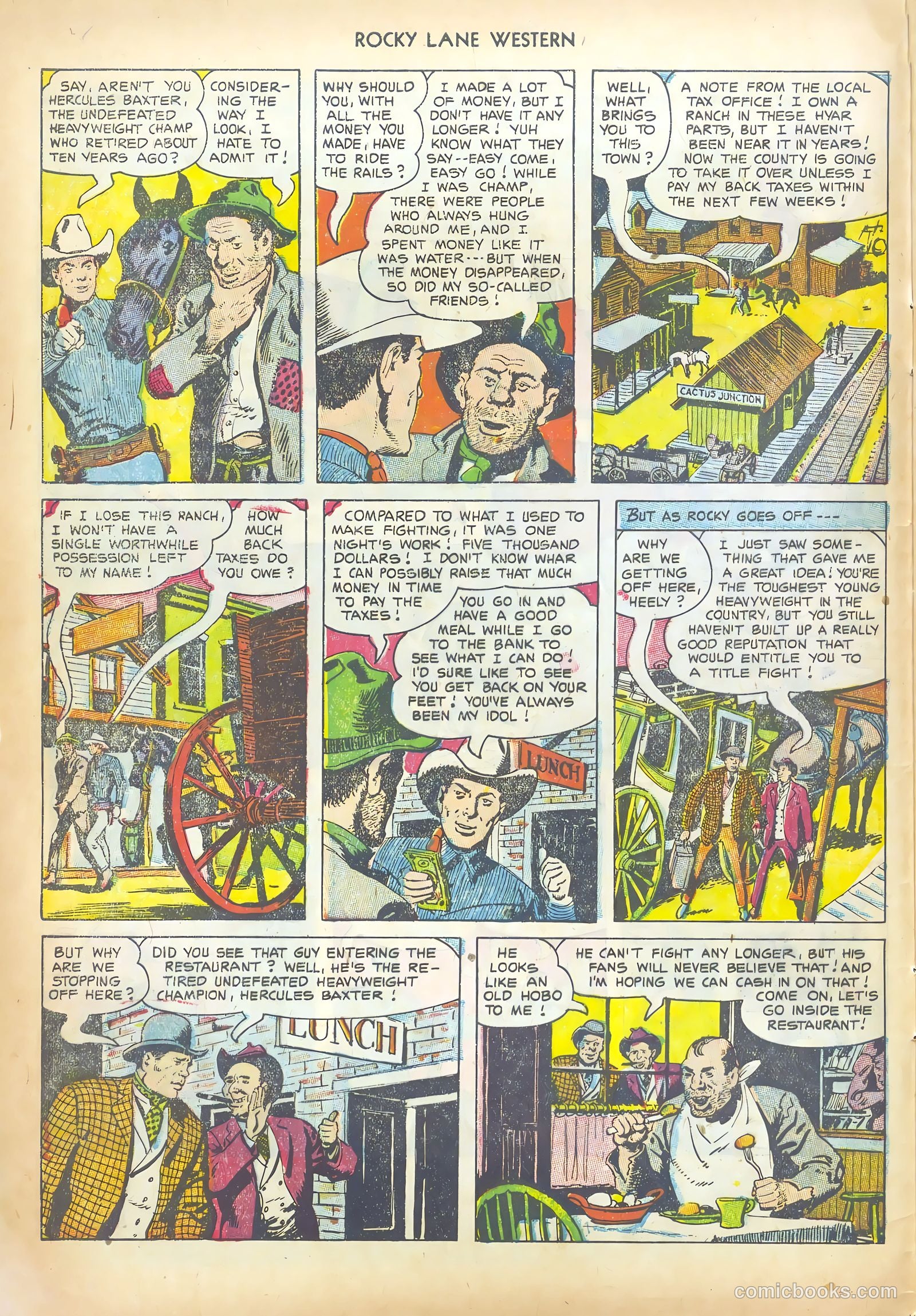 Rocky Lane Western #43 — page 4 of 36