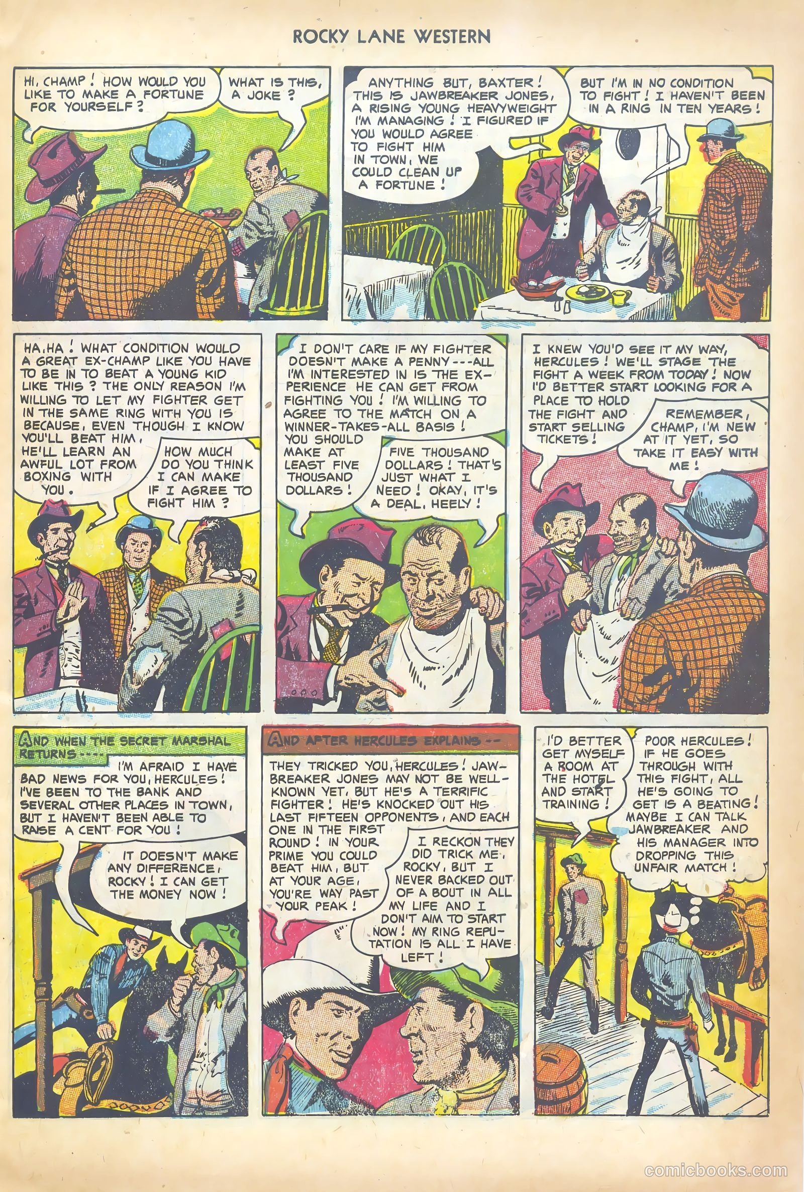 Rocky Lane Western #43 — page 5 of 36