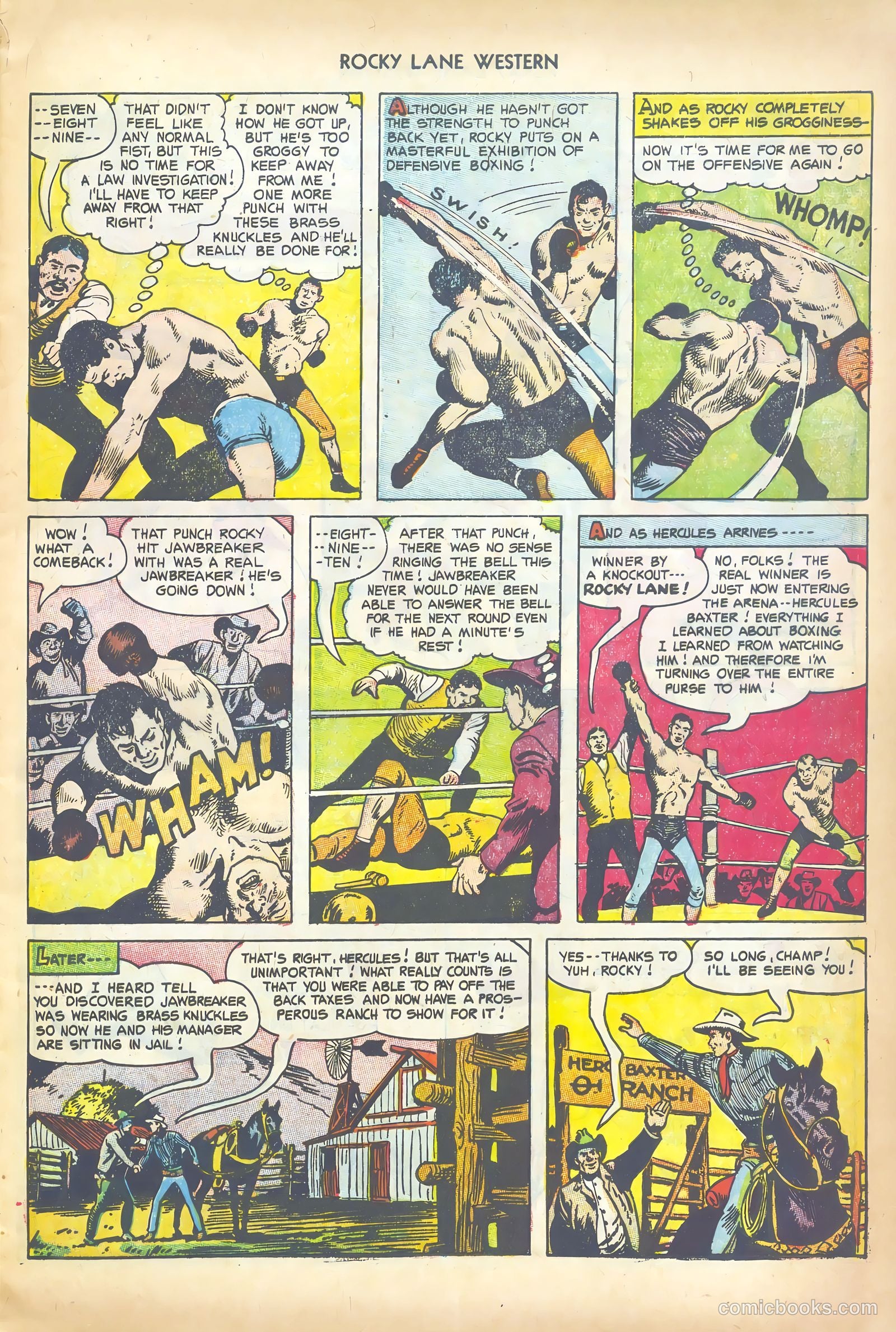 Rocky Lane Western #43 — page 9 of 36