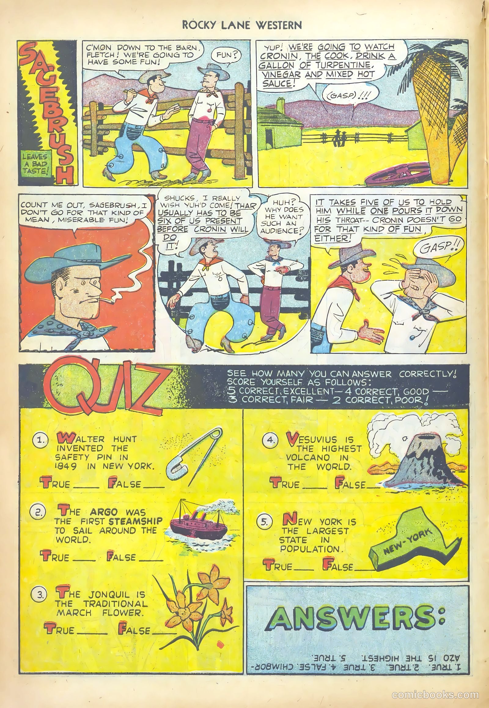 Rocky Lane Western #43 — page 10 of 36