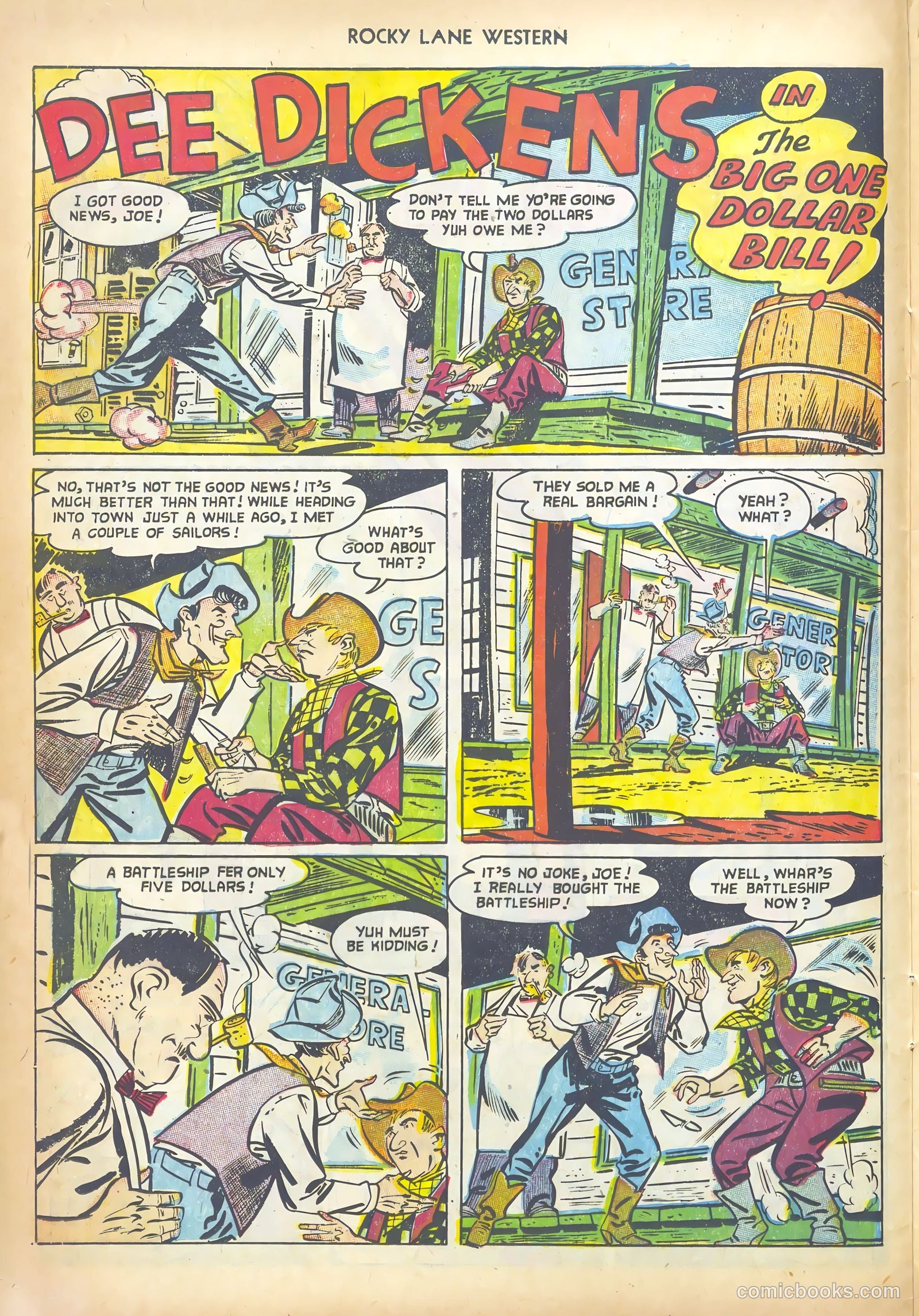 Rocky Lane Western #43 — page 12 of 36