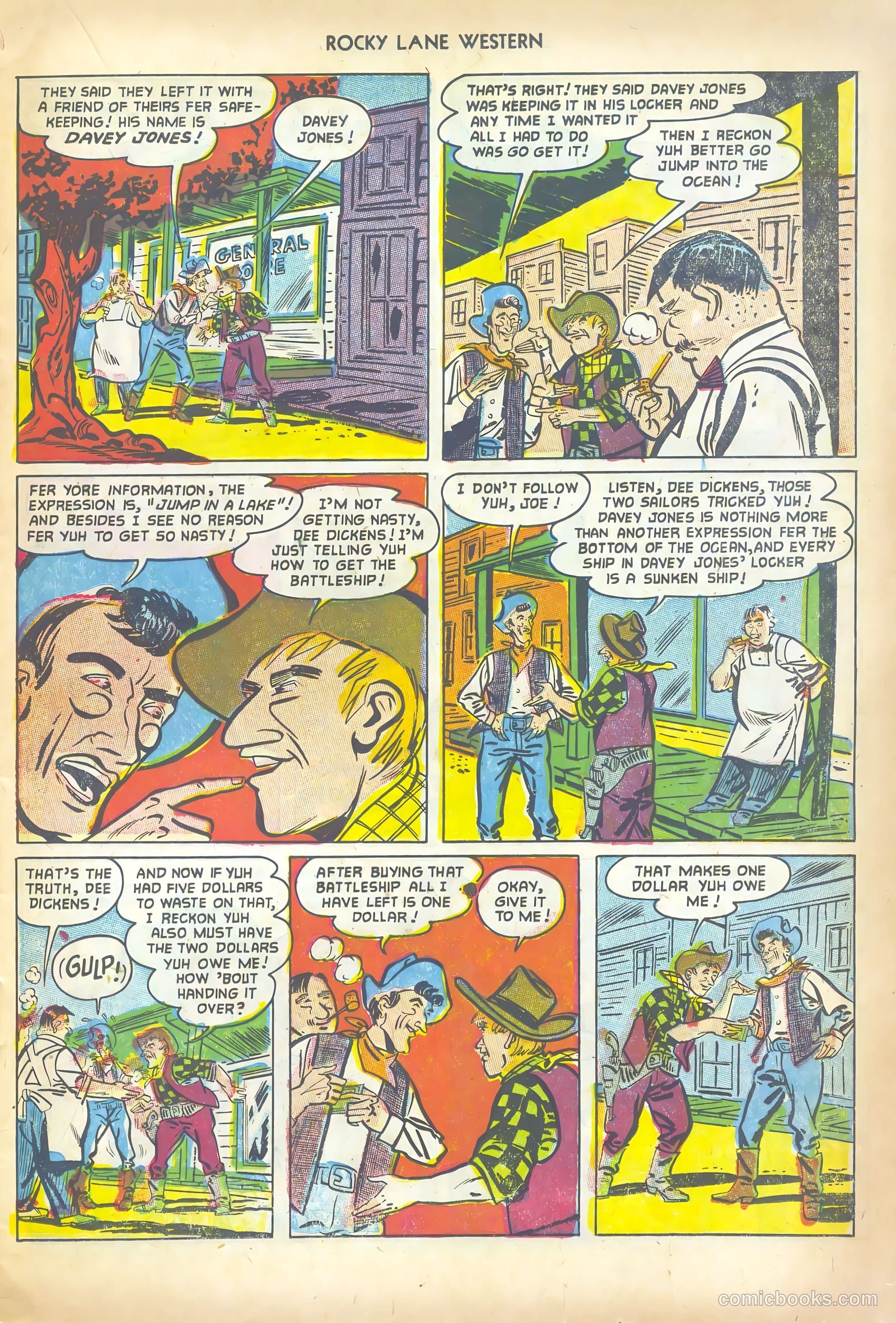 Rocky Lane Western #43 — page 13 of 36
