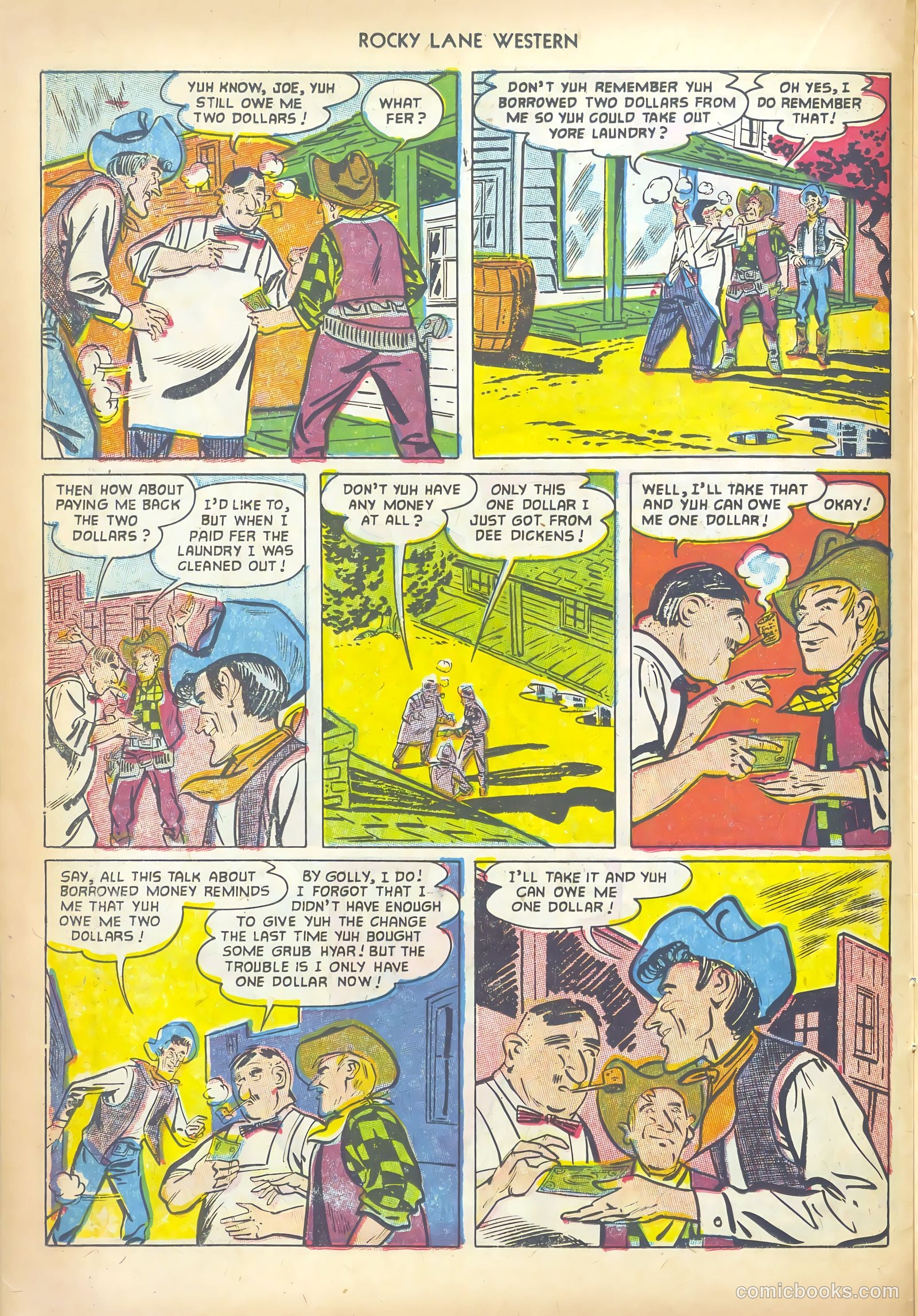 Rocky Lane Western #43 — page 14 of 36