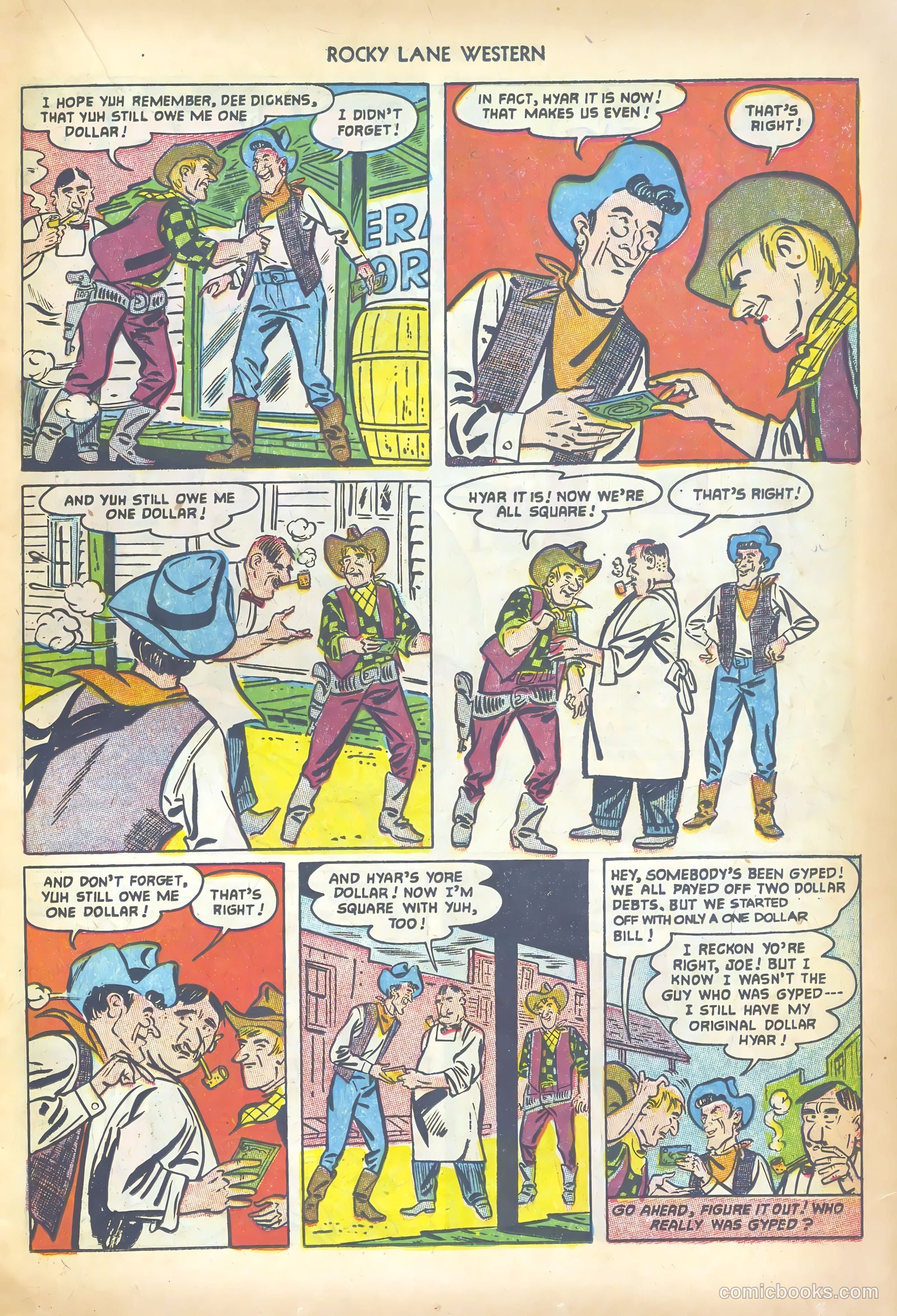 Rocky Lane Western #43 — page 15 of 36