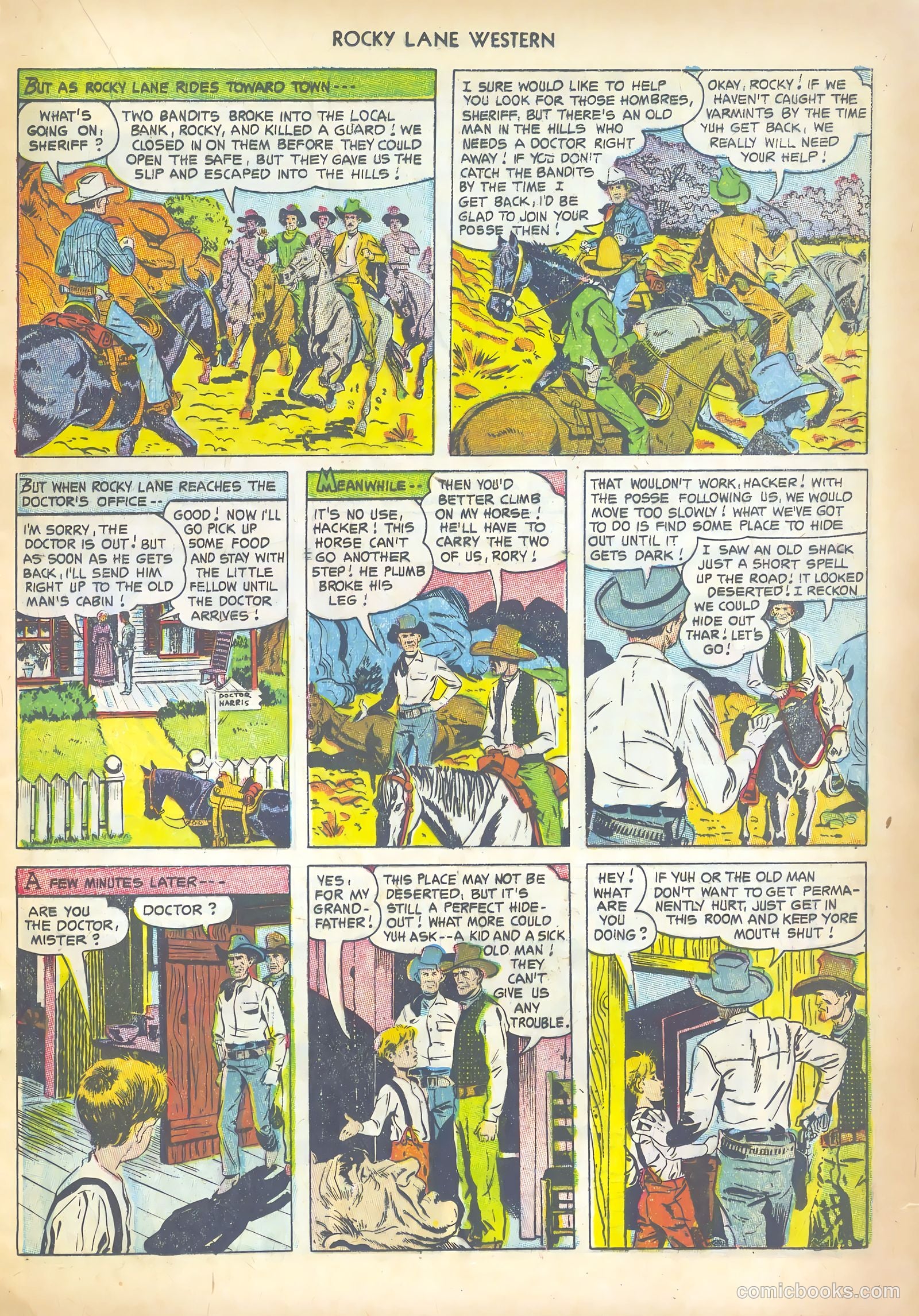 Rocky Lane Western #43 — page 17 of 36