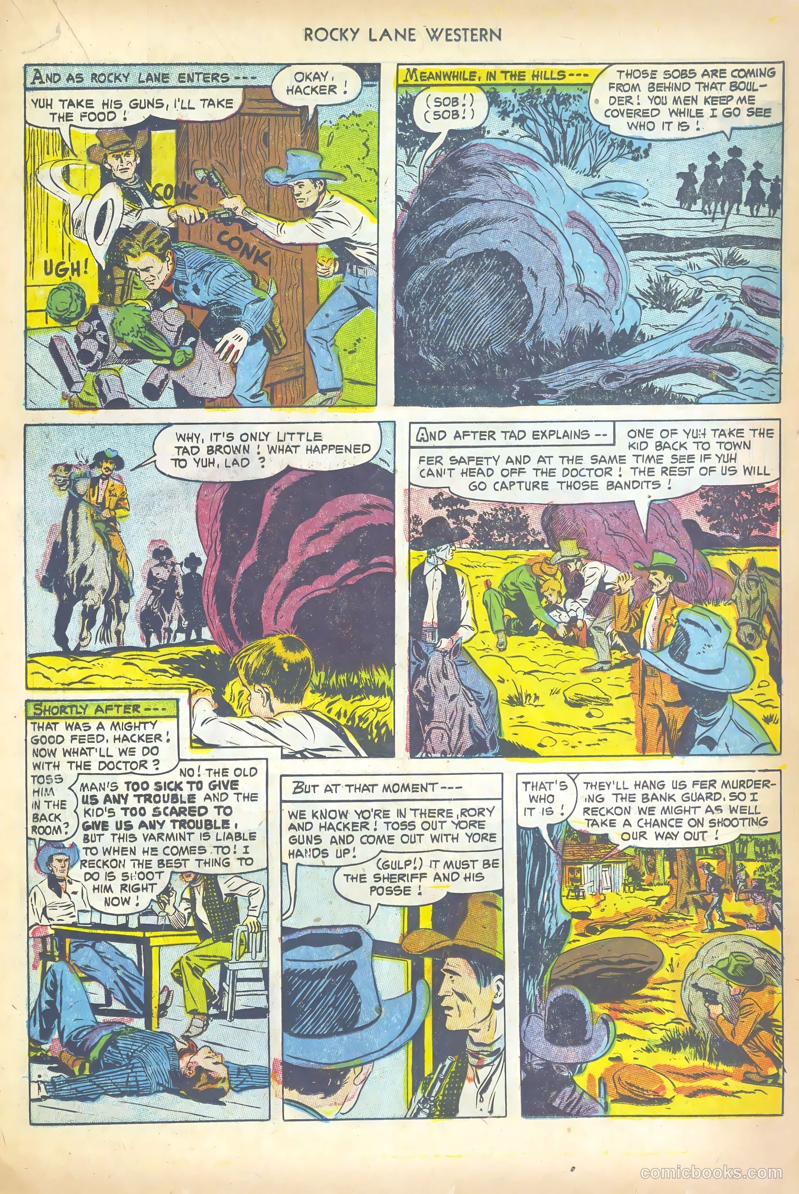 Rocky Lane Western #43 — page 19 of 36