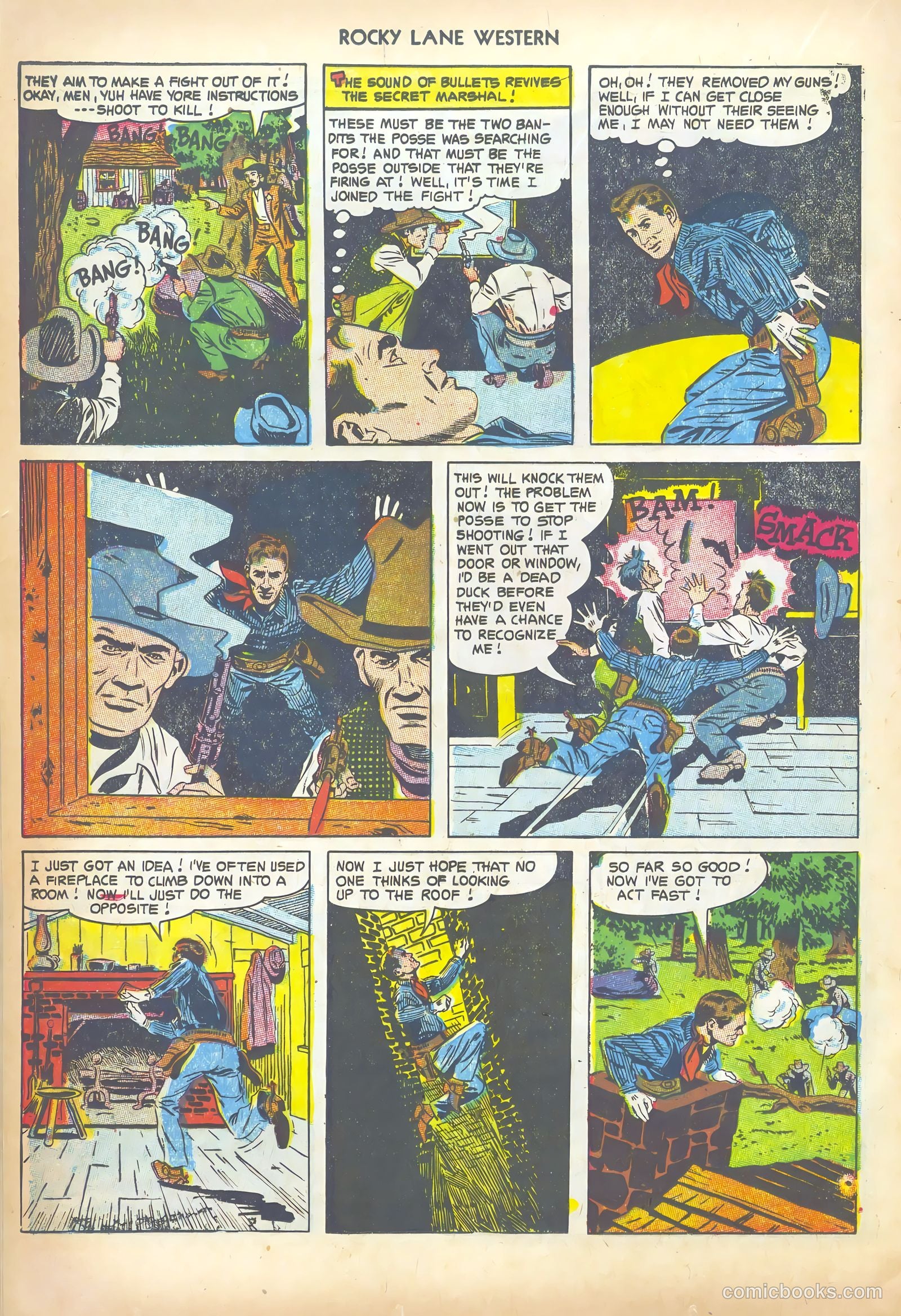 Rocky Lane Western #43 — page 20 of 36