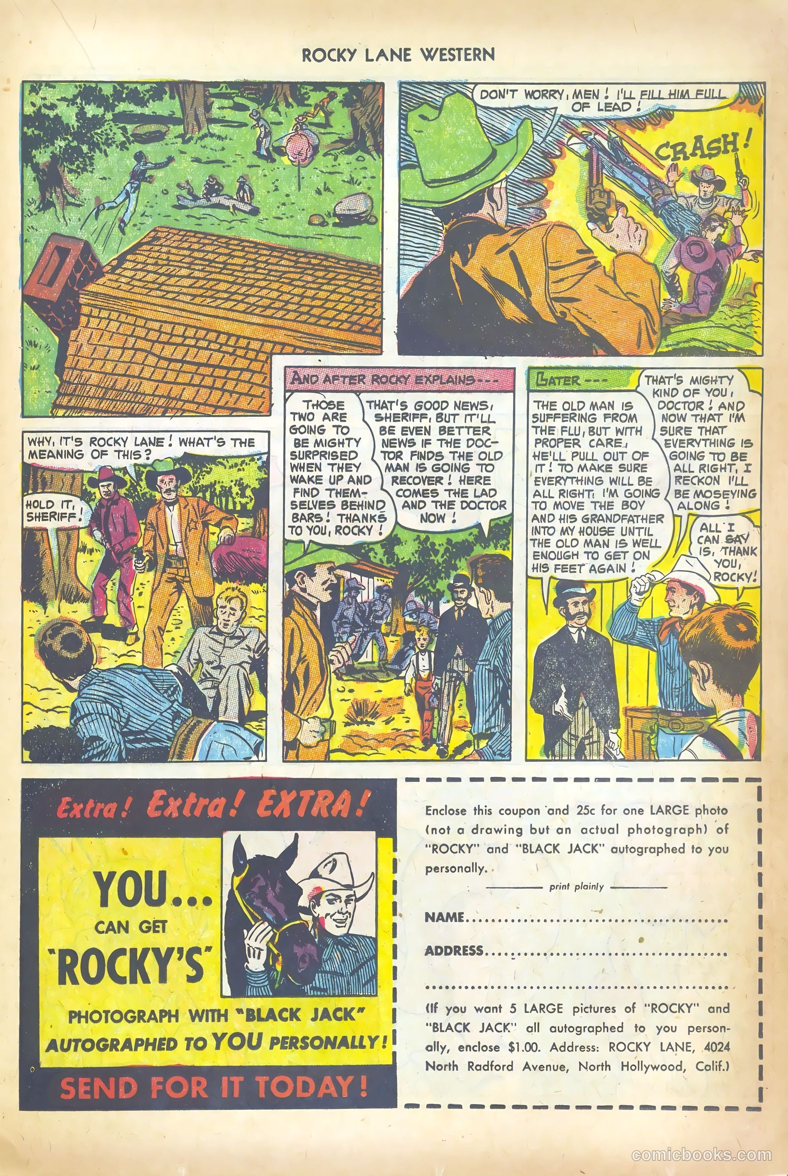 Rocky Lane Western #43 — page 21 of 36