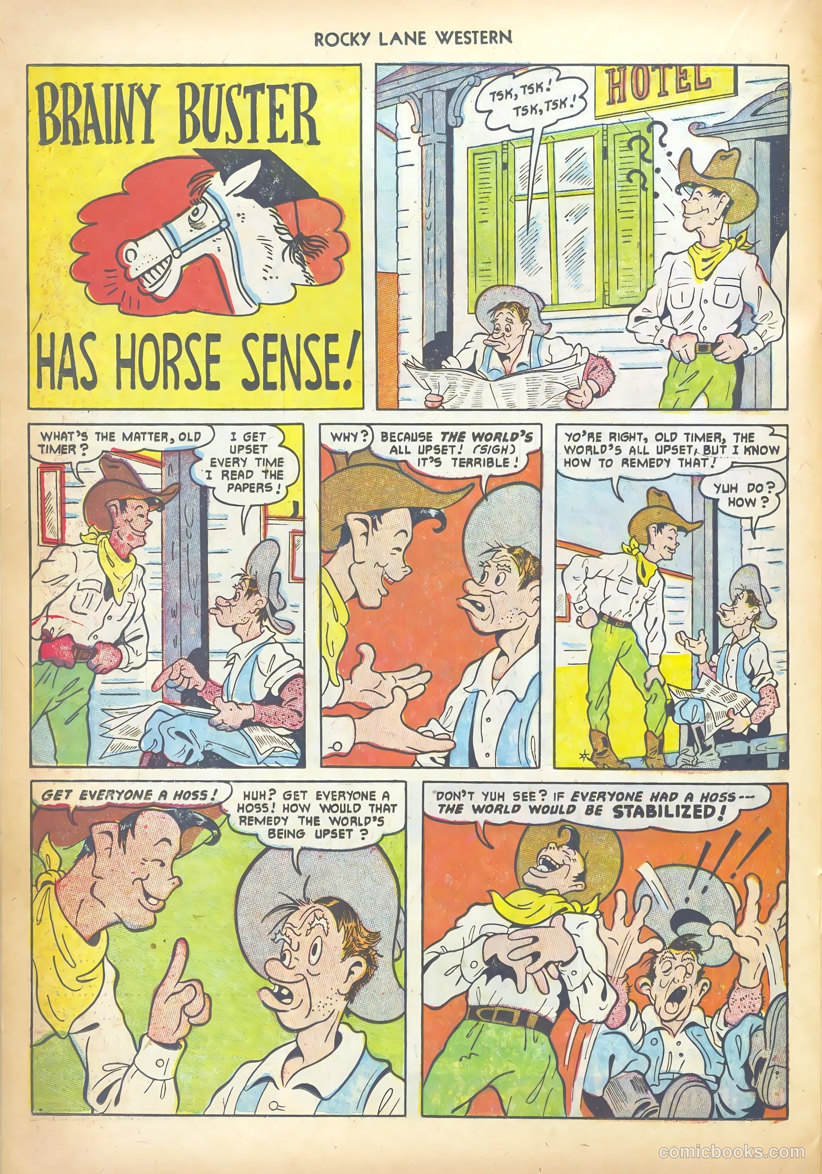Rocky Lane Western #43 — page 22 of 36