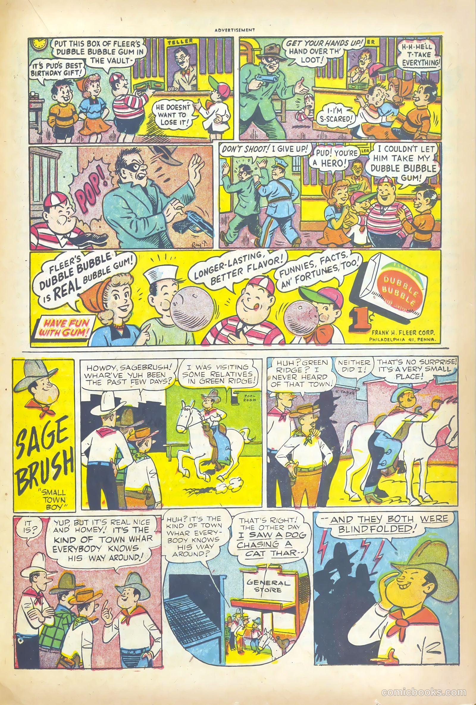 Rocky Lane Western #43 — page 23 of 36