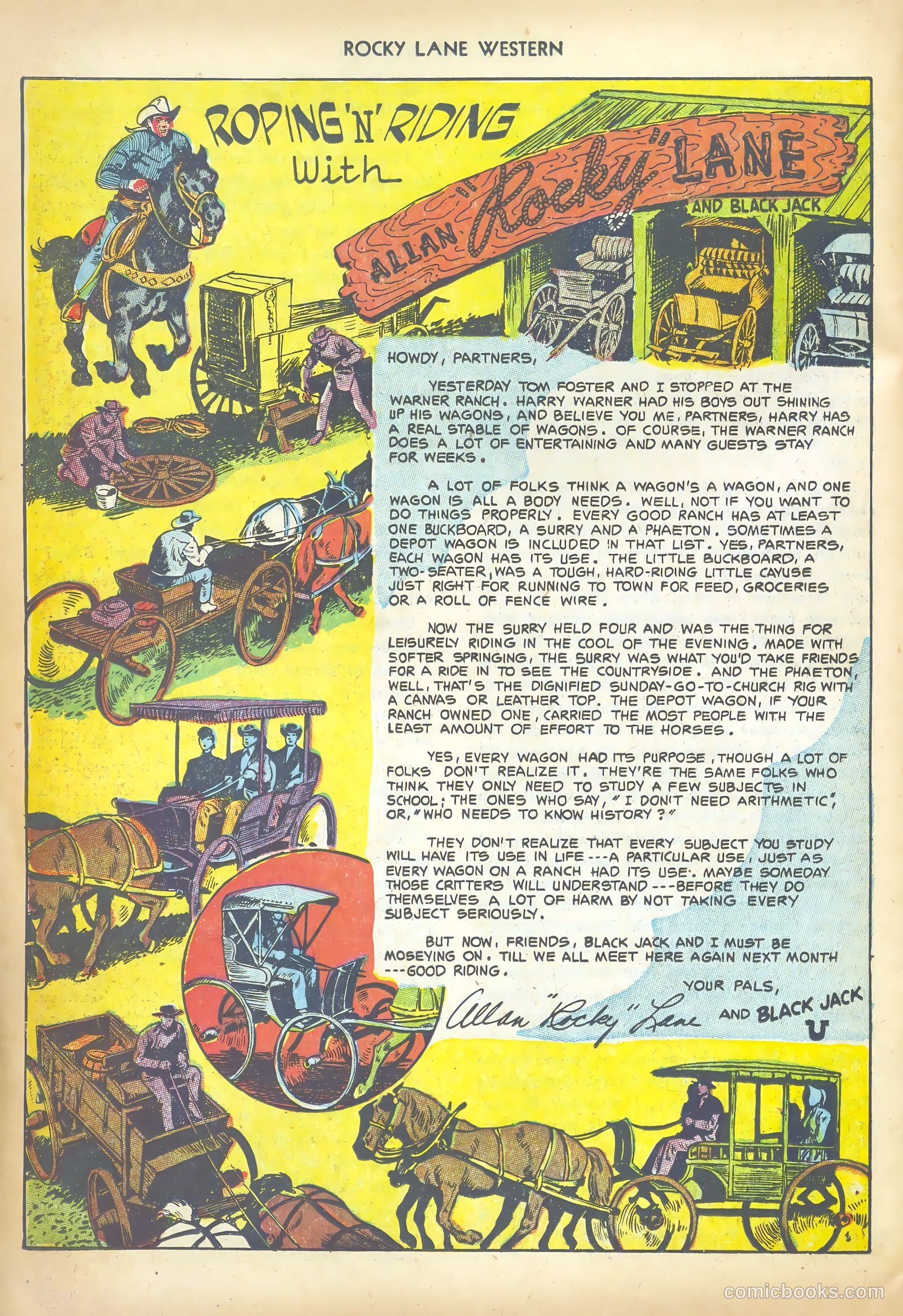 Rocky Lane Western #43 — page 26 of 36