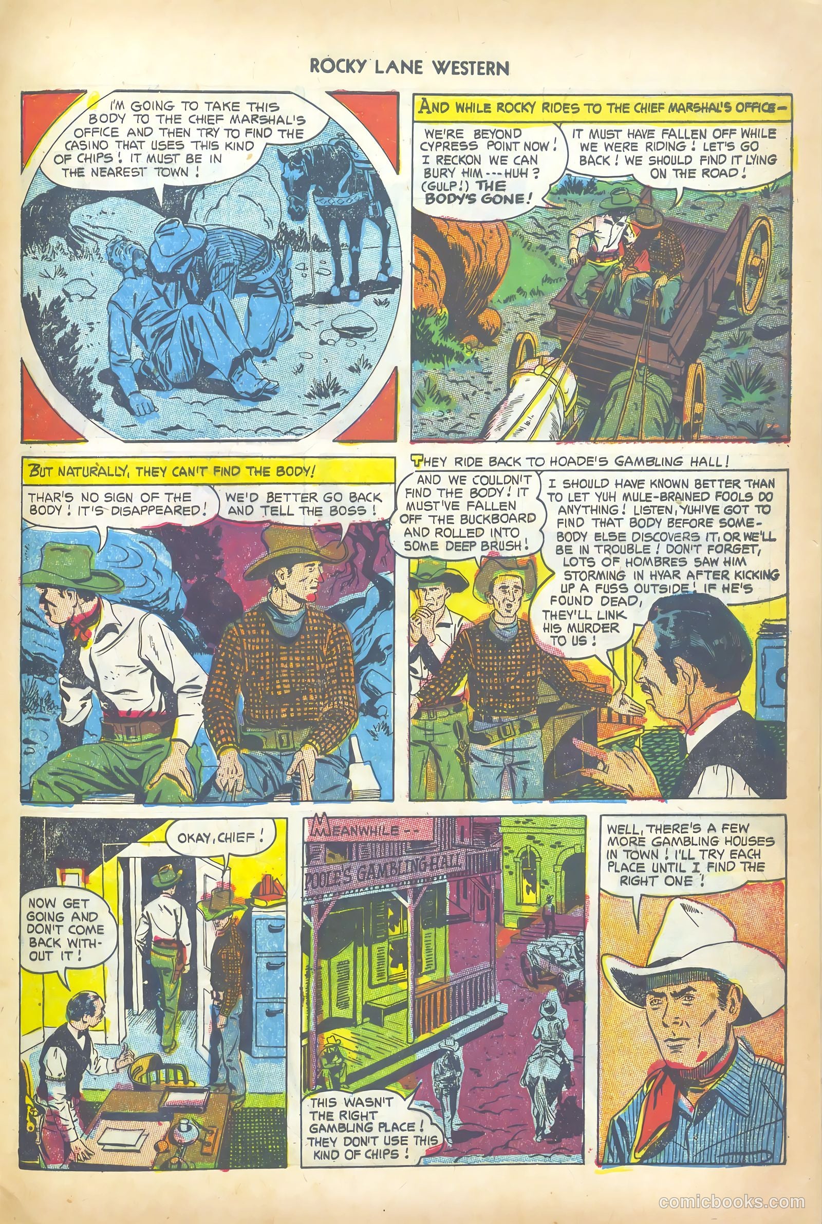Rocky Lane Western #43 — page 29 of 36