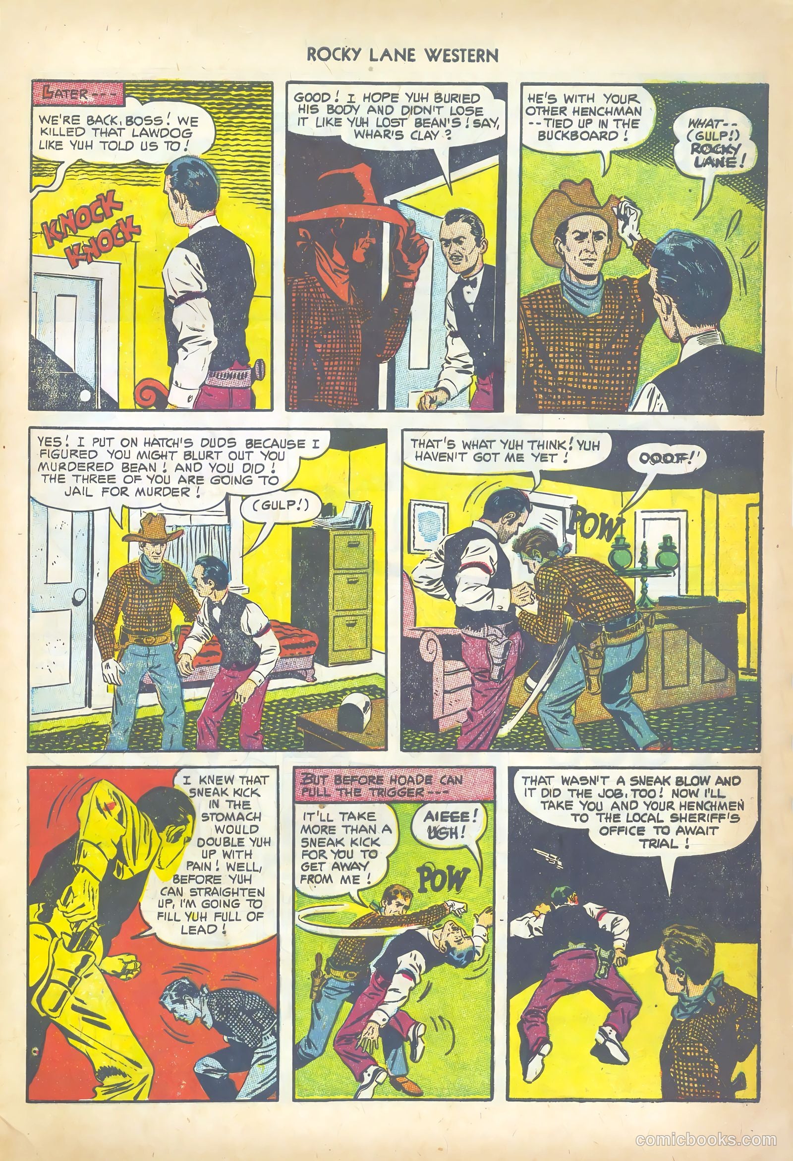 Rocky Lane Western #43 — page 33 of 36