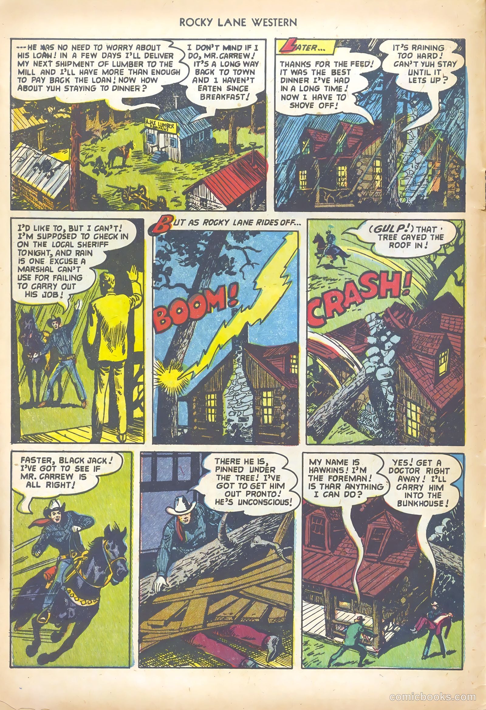 Rocky Lane Western #44 — page 4 of 36