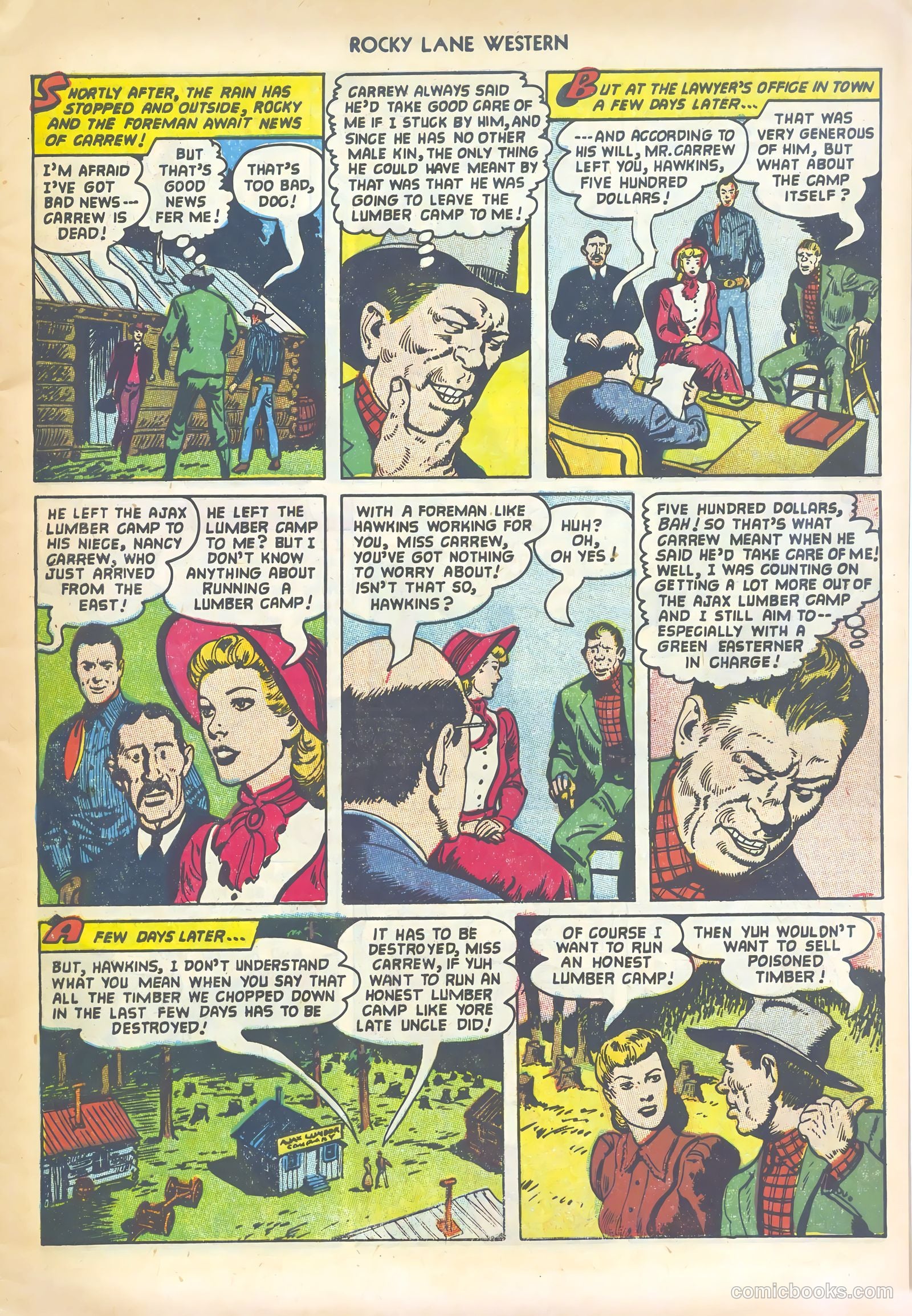 Rocky Lane Western #44 — page 5 of 36