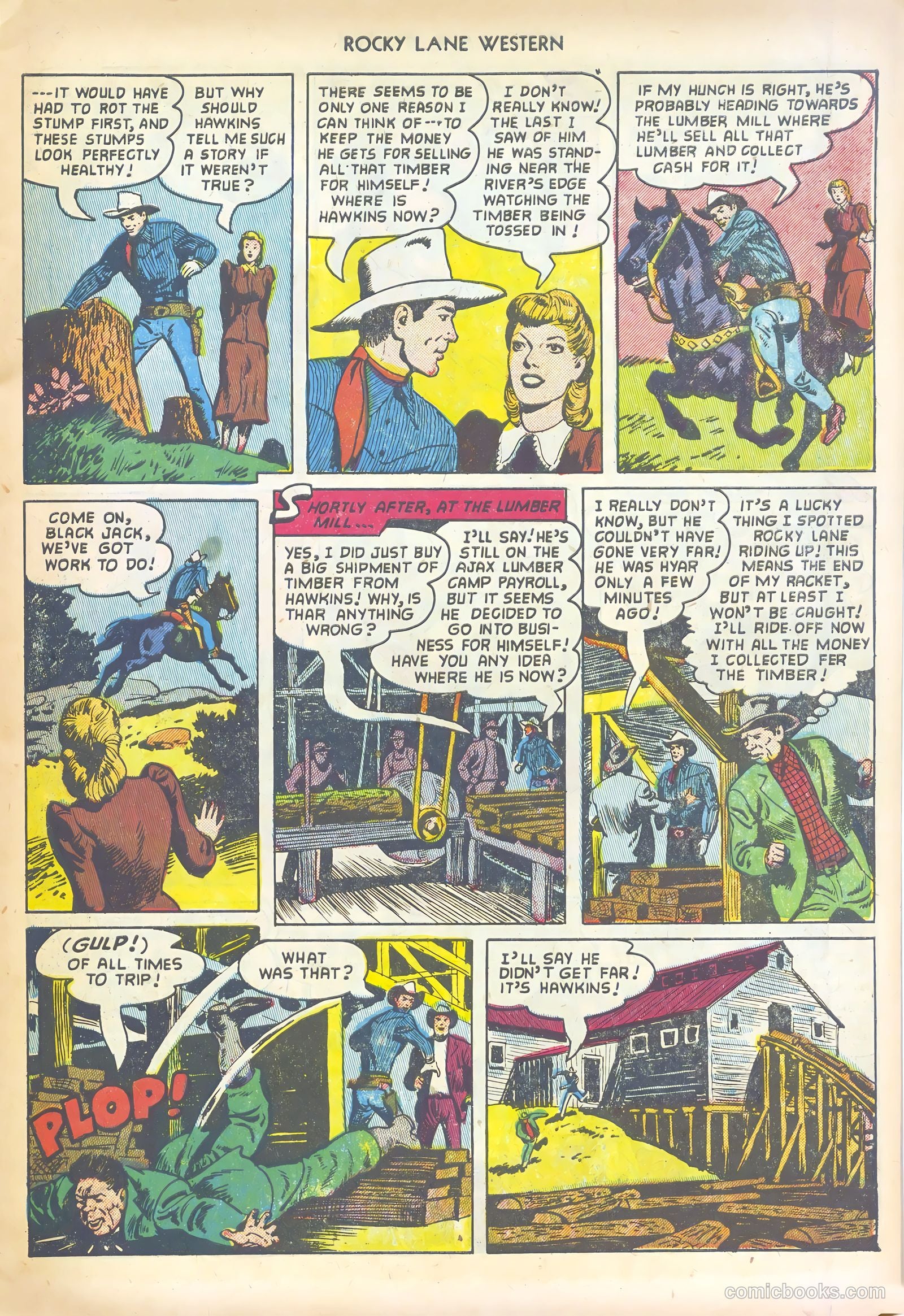 Rocky Lane Western #44 — page 7 of 36