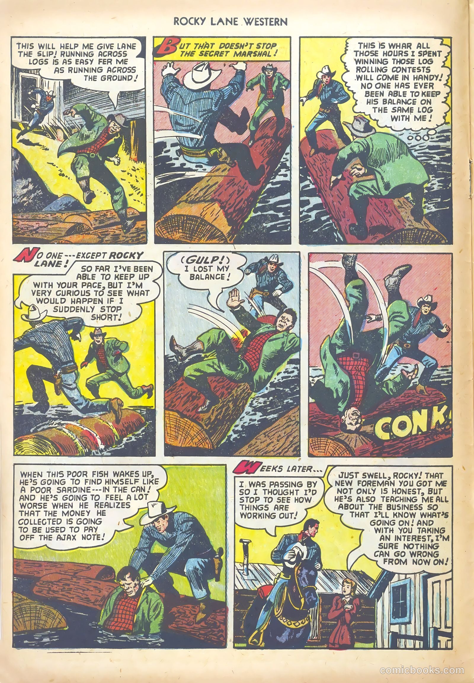 Rocky Lane Western #44 — page 8 of 36
