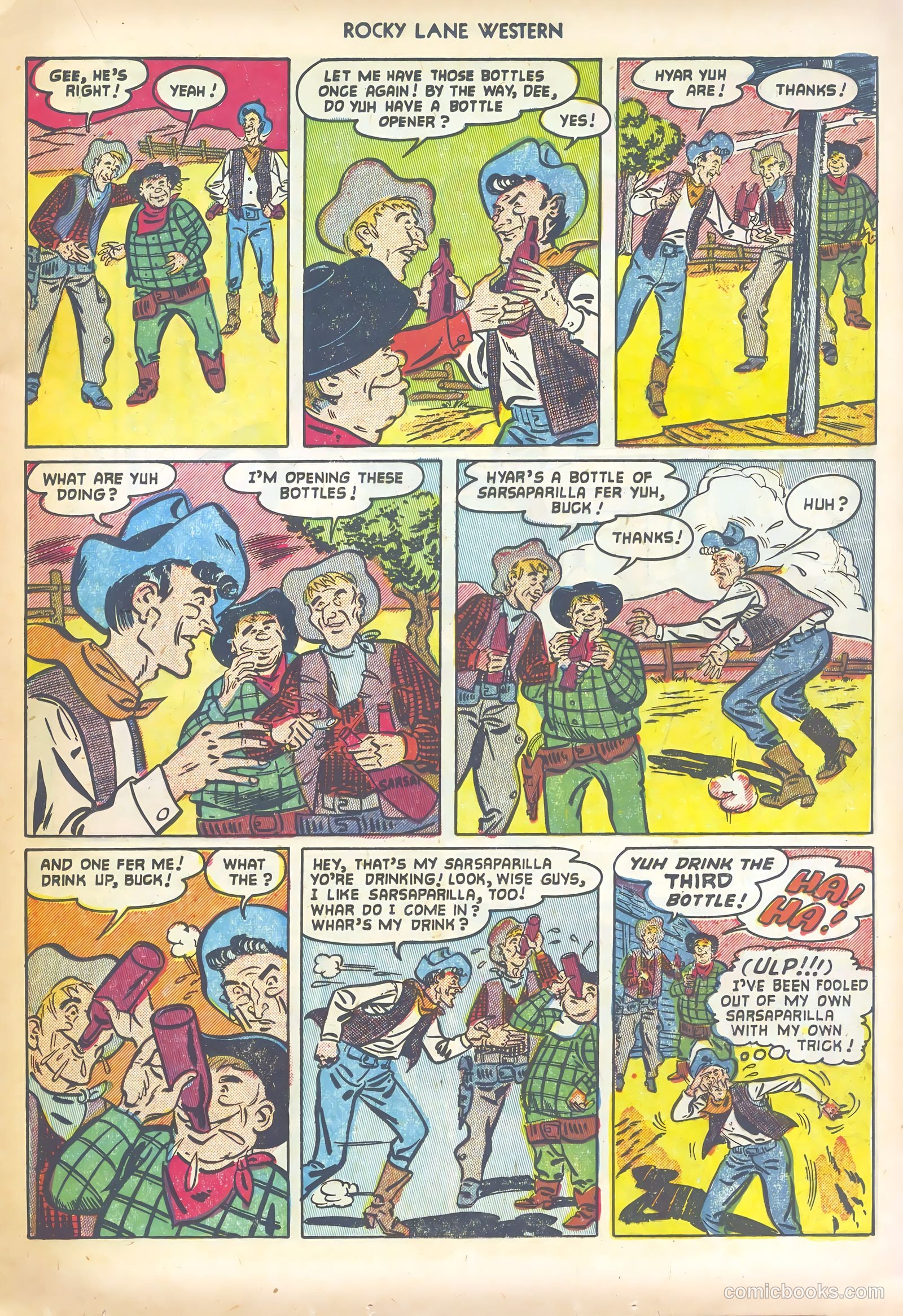 Rocky Lane Western #44 — page 13 of 36