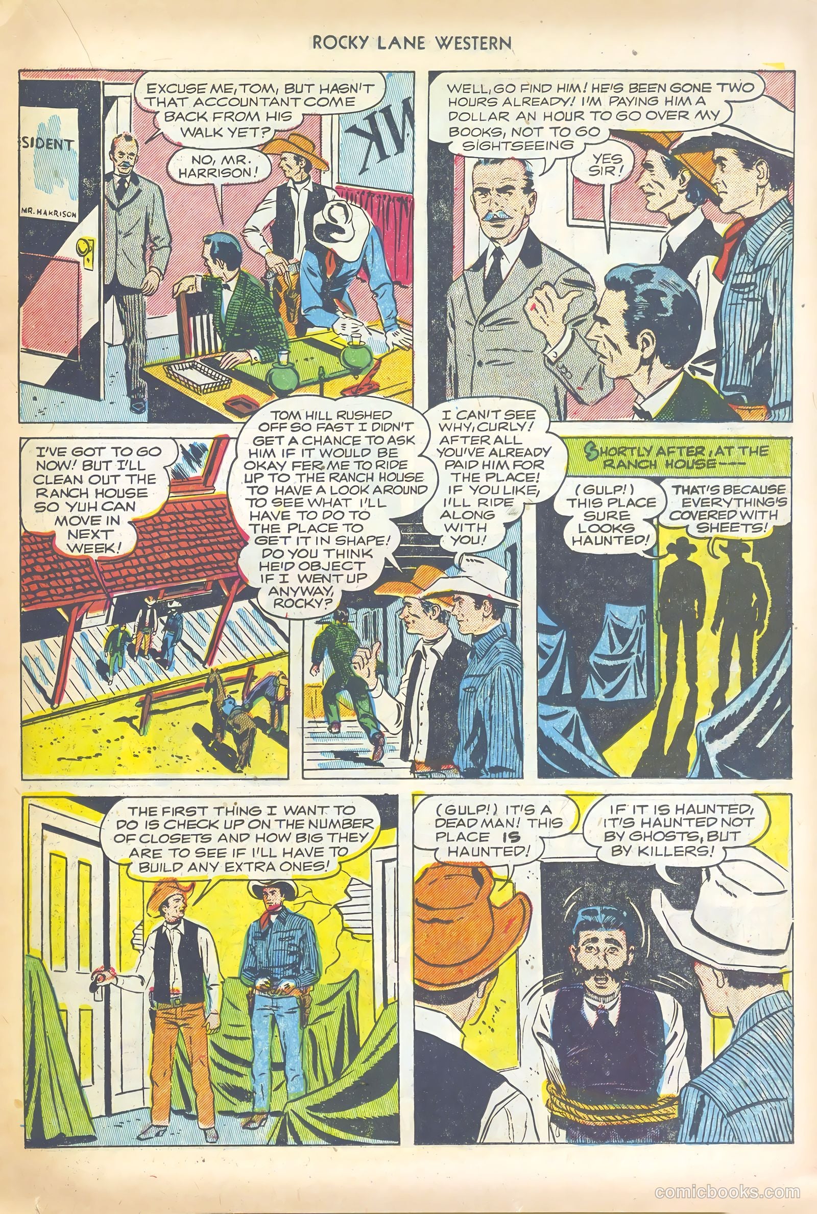 Rocky Lane Western #44 — page 15 of 36