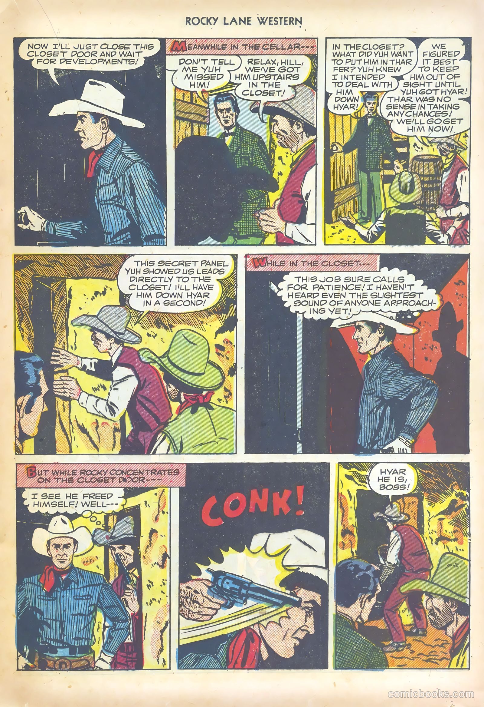 Rocky Lane Western #44 — page 17 of 36