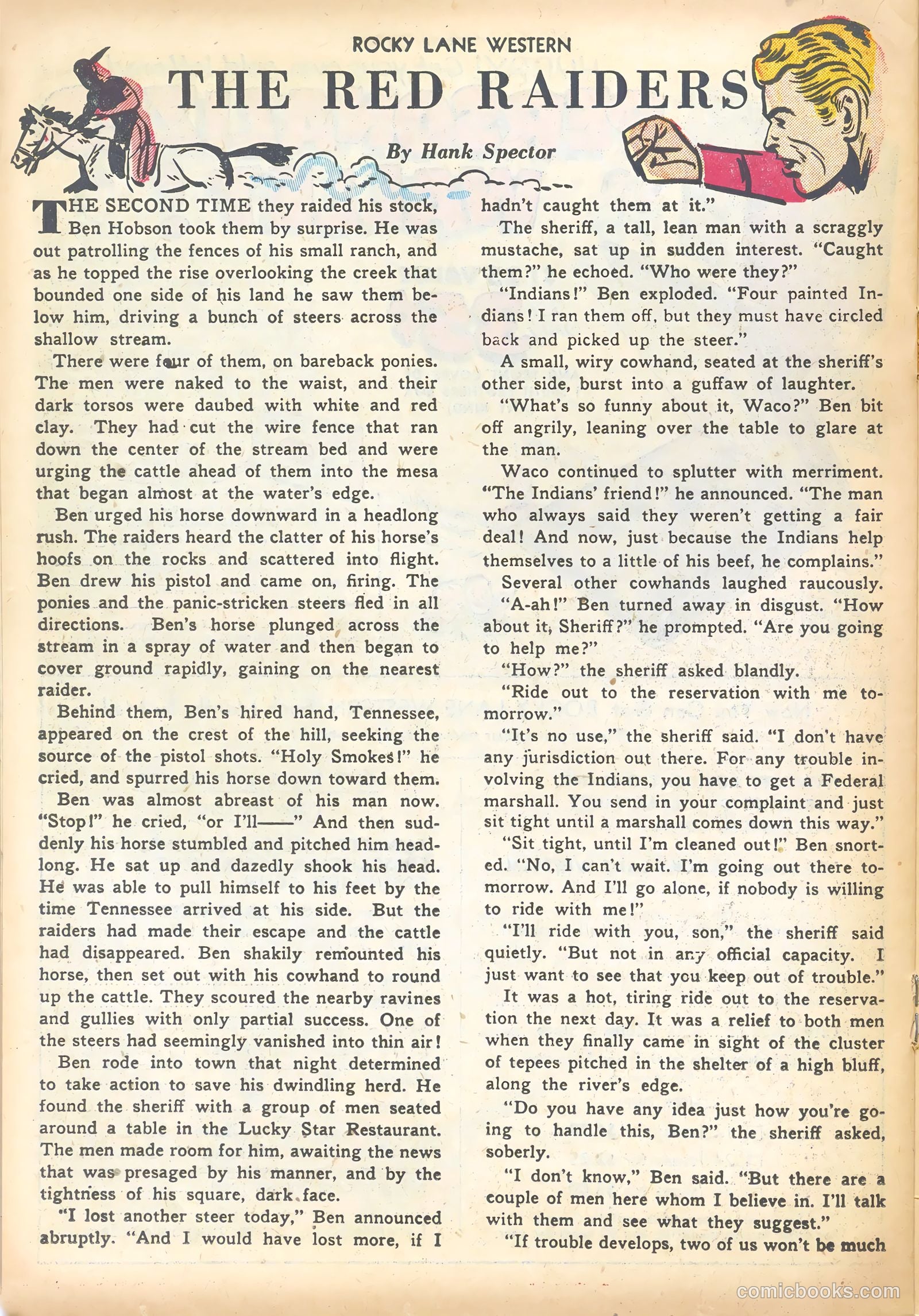 Rocky Lane Western #44 — page 22 of 36