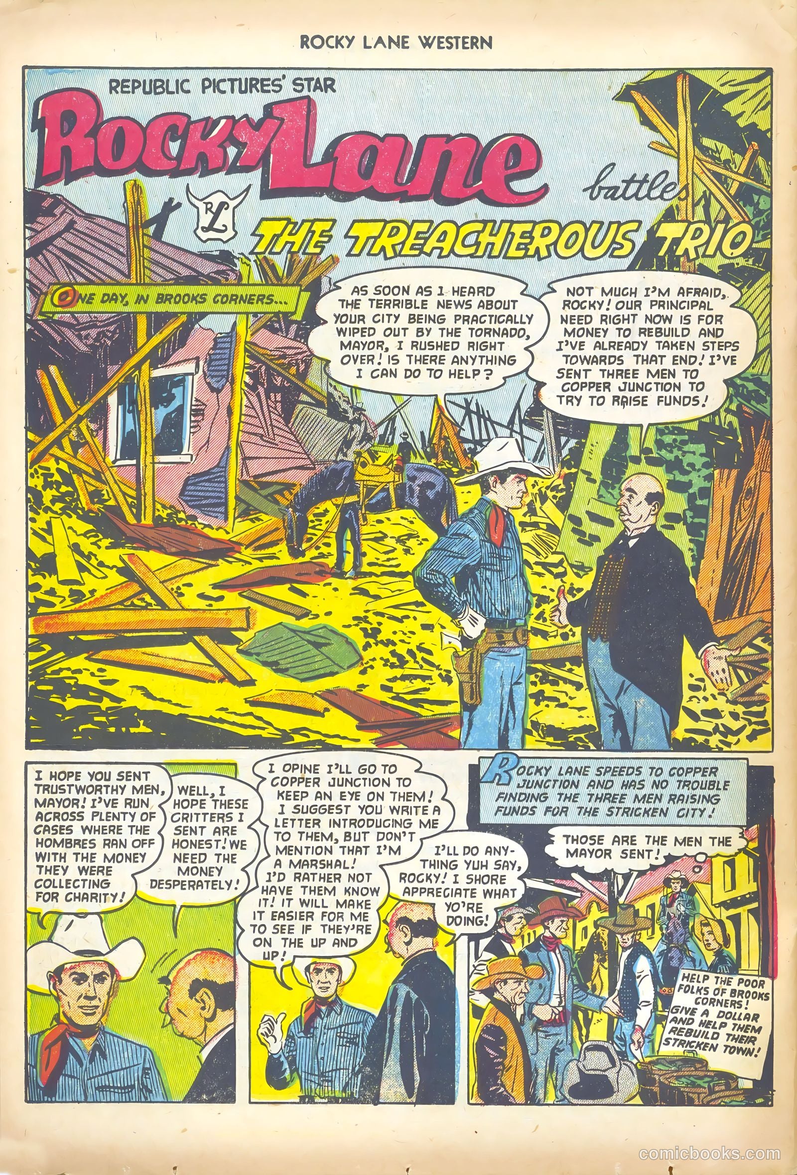 Rocky Lane Western #44 — page 24 of 36