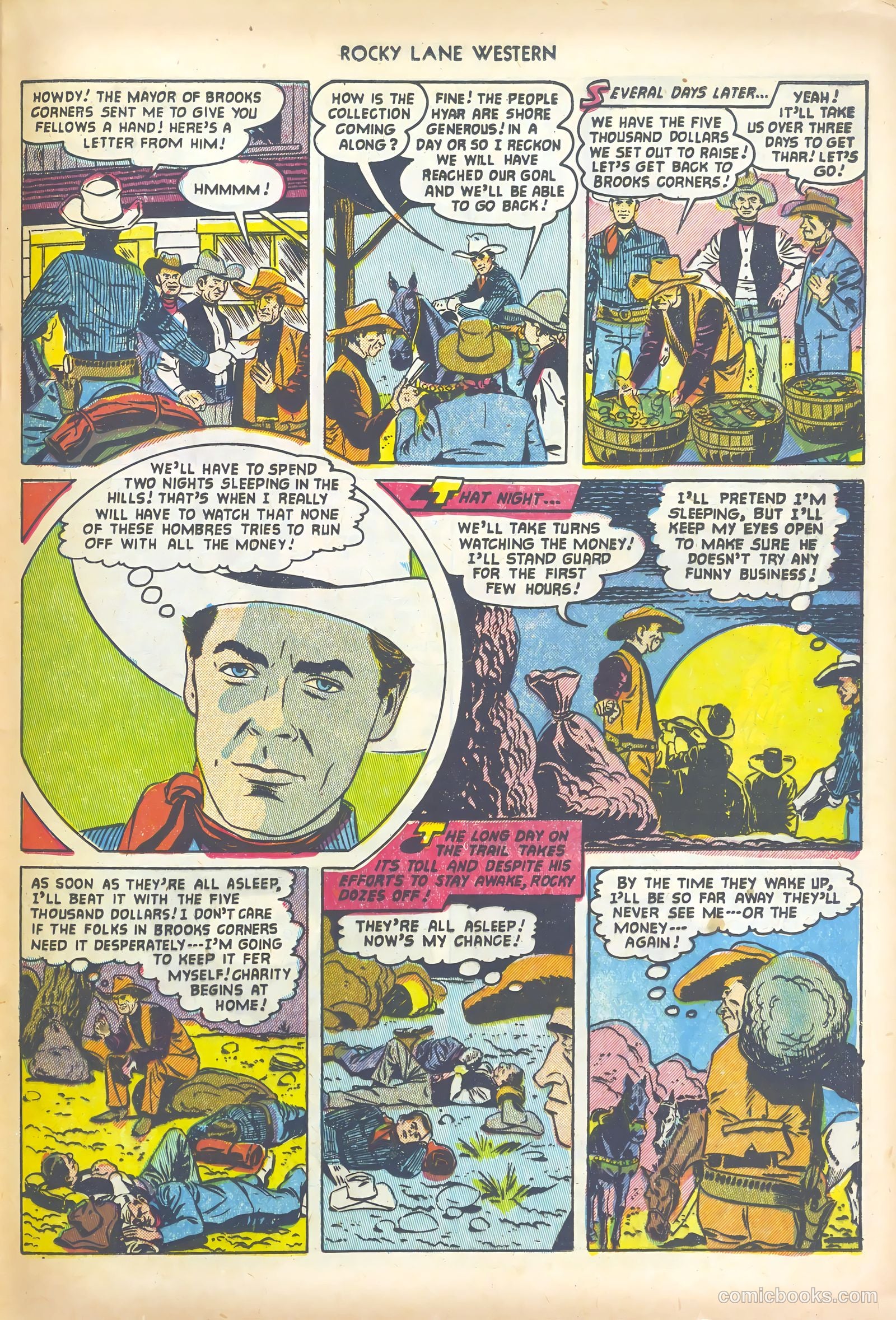 Rocky Lane Western #44 — page 25 of 36