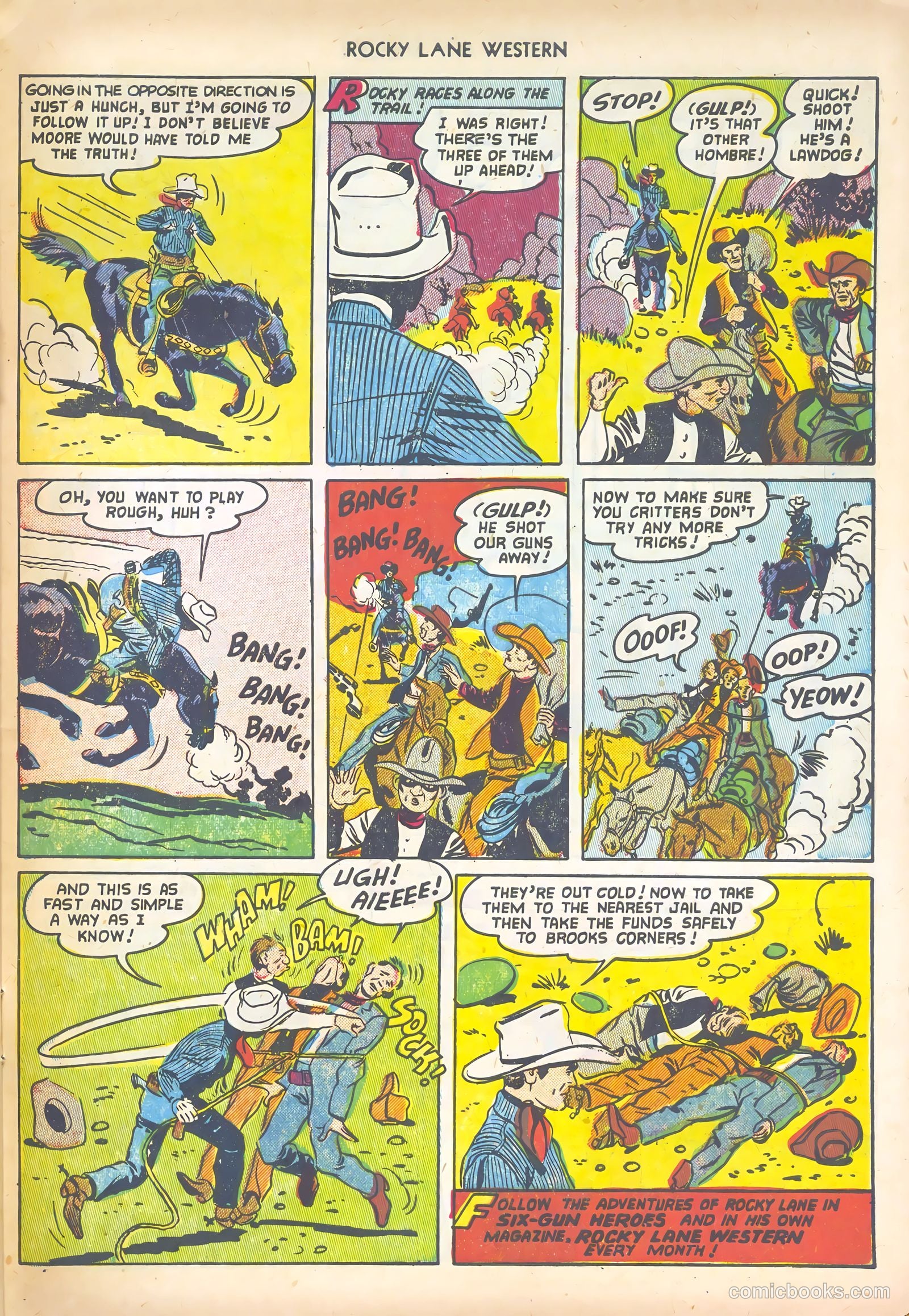 Rocky Lane Western #44 — page 29 of 36