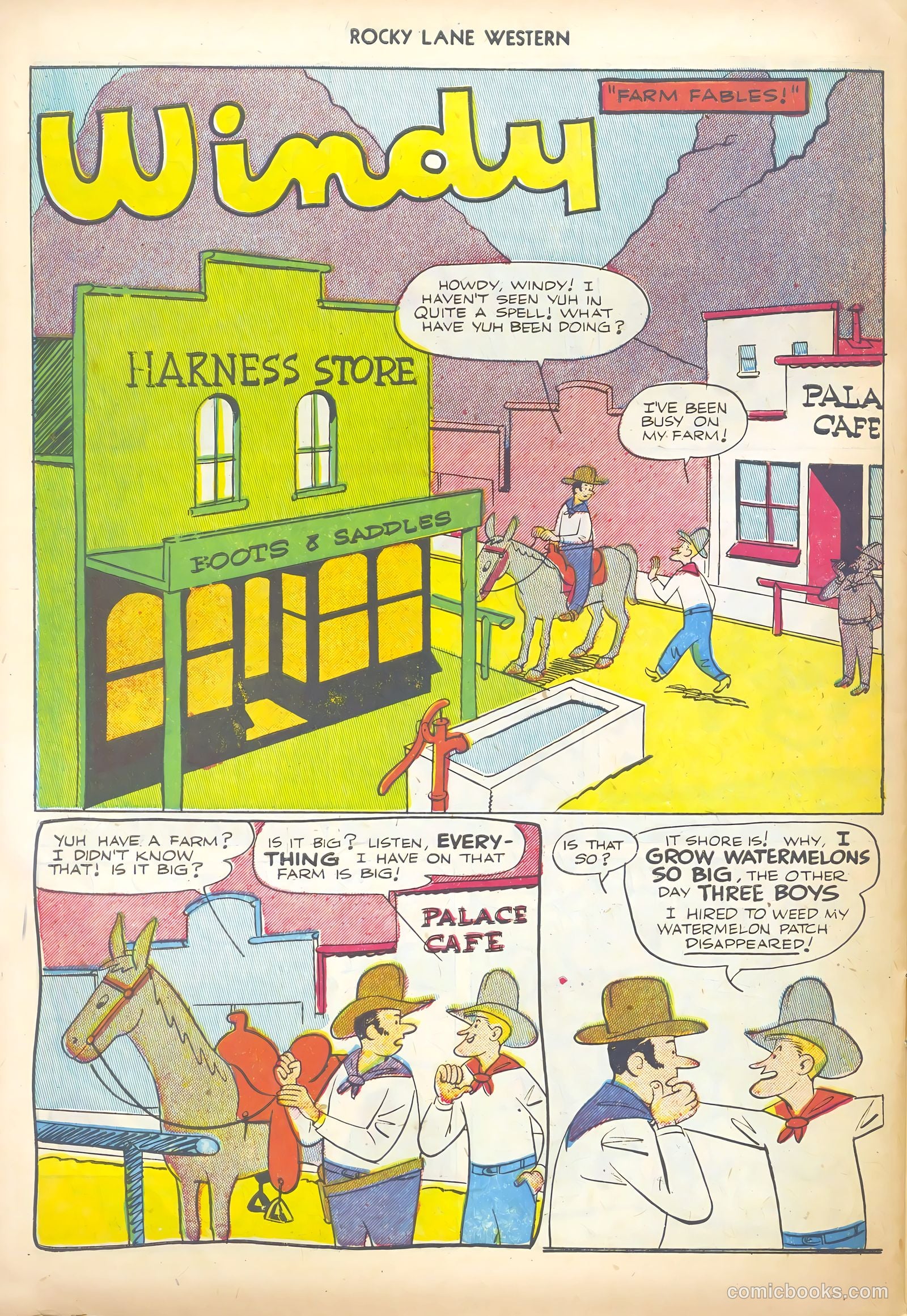 Rocky Lane Western #44 — page 30 of 36