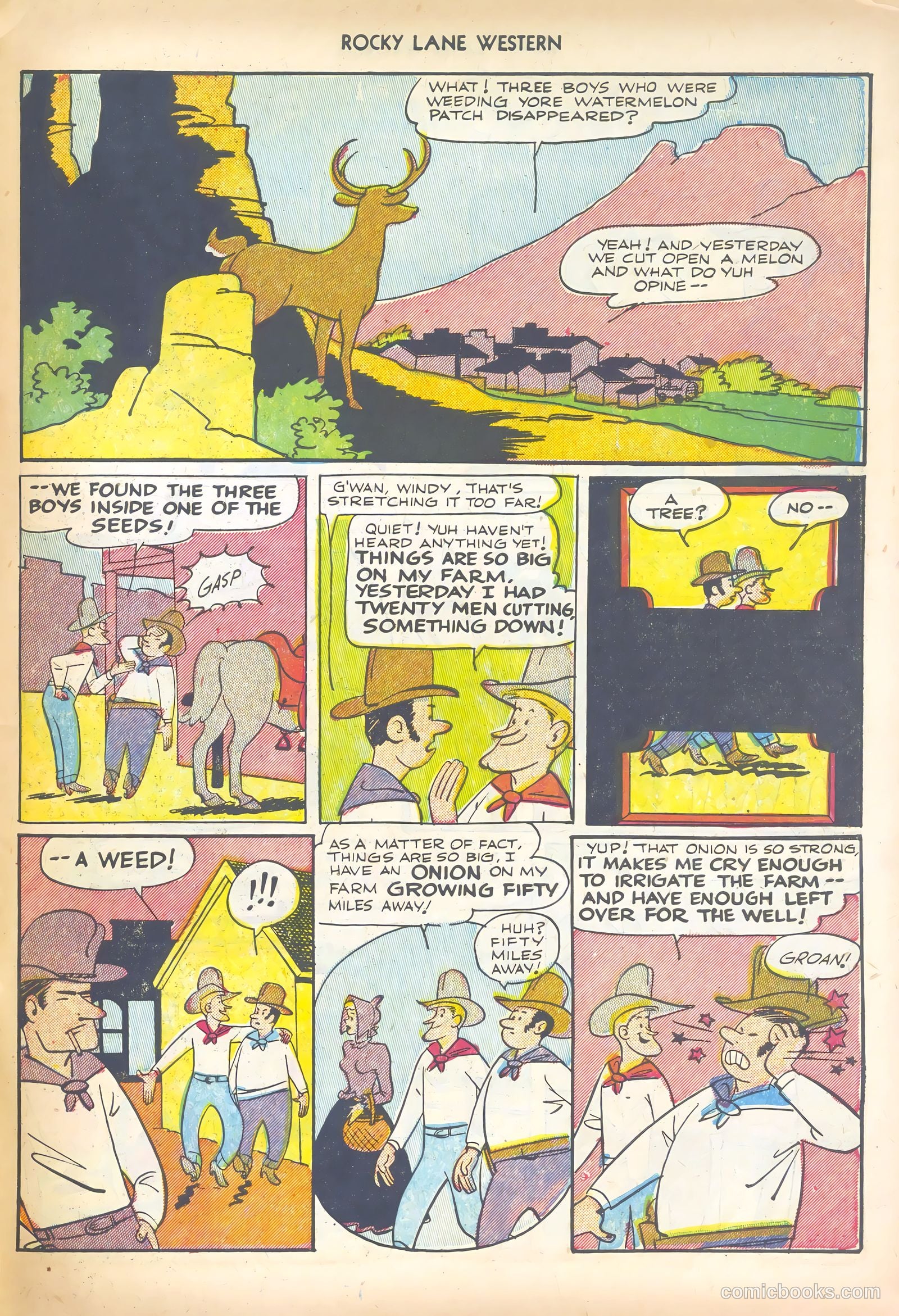 Rocky Lane Western #44 — page 31 of 36