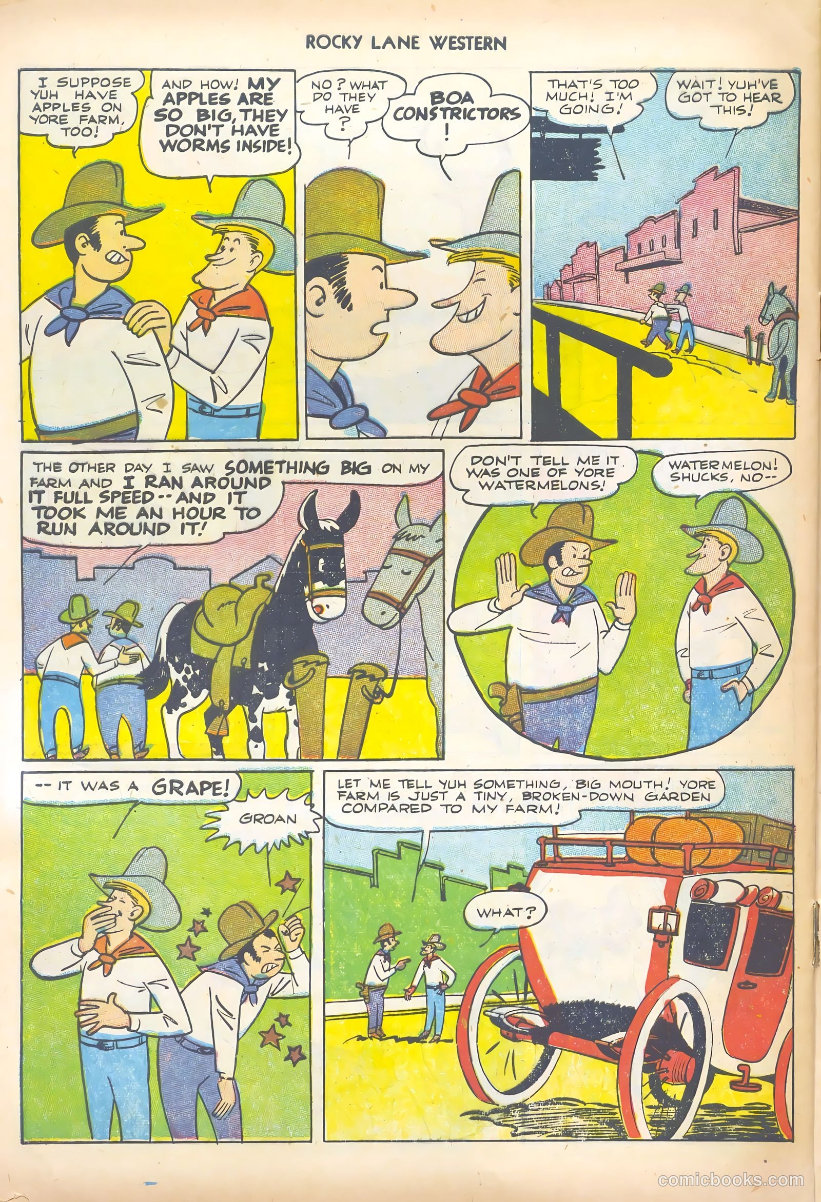 Rocky Lane Western #44 — page 32 of 36