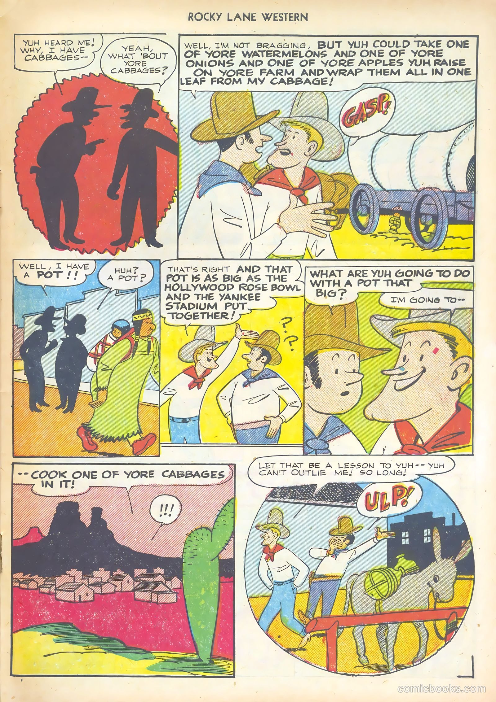 Rocky Lane Western #44 — page 33 of 36