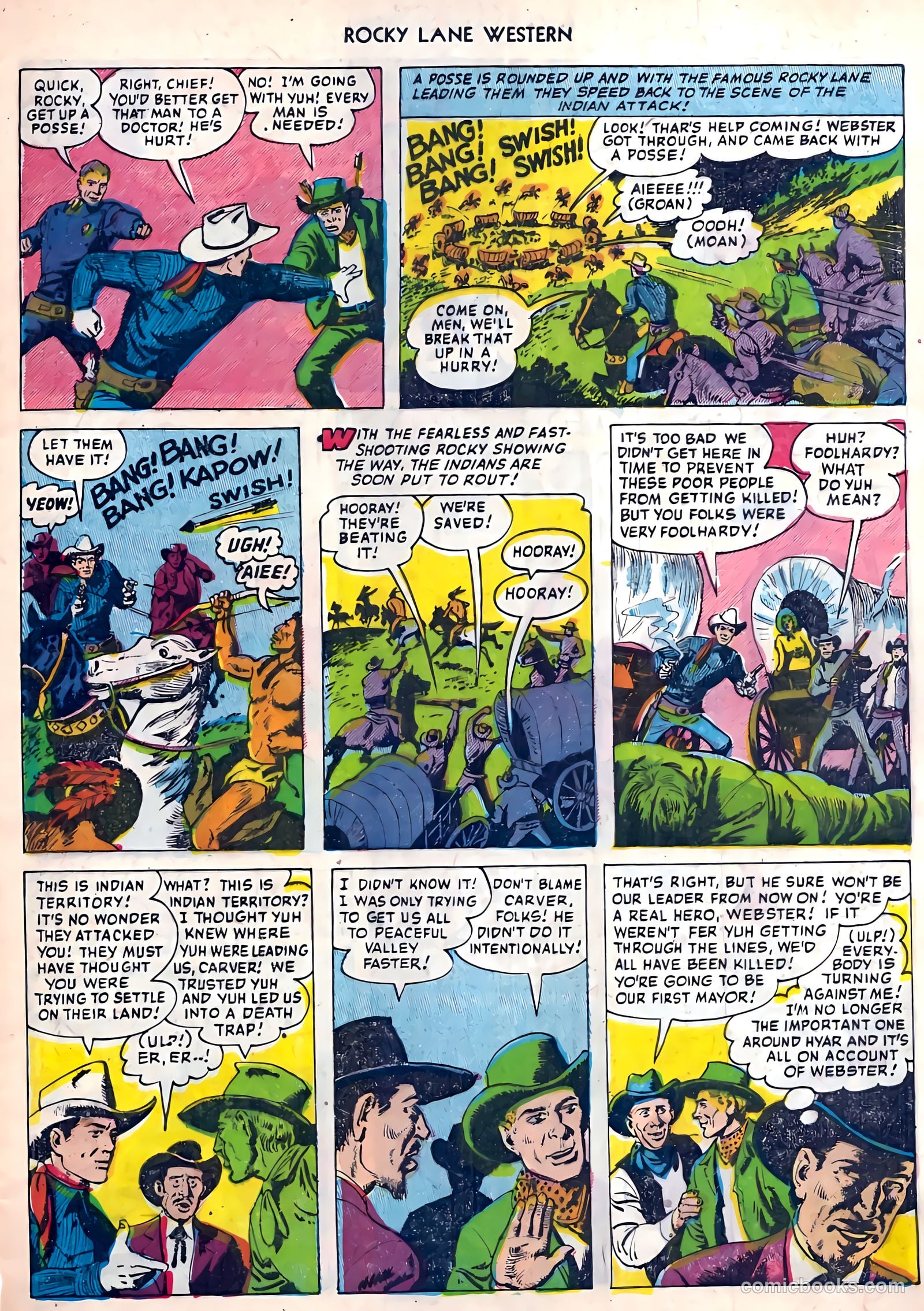 Rocky Lane Western #45 — page 6 of 37