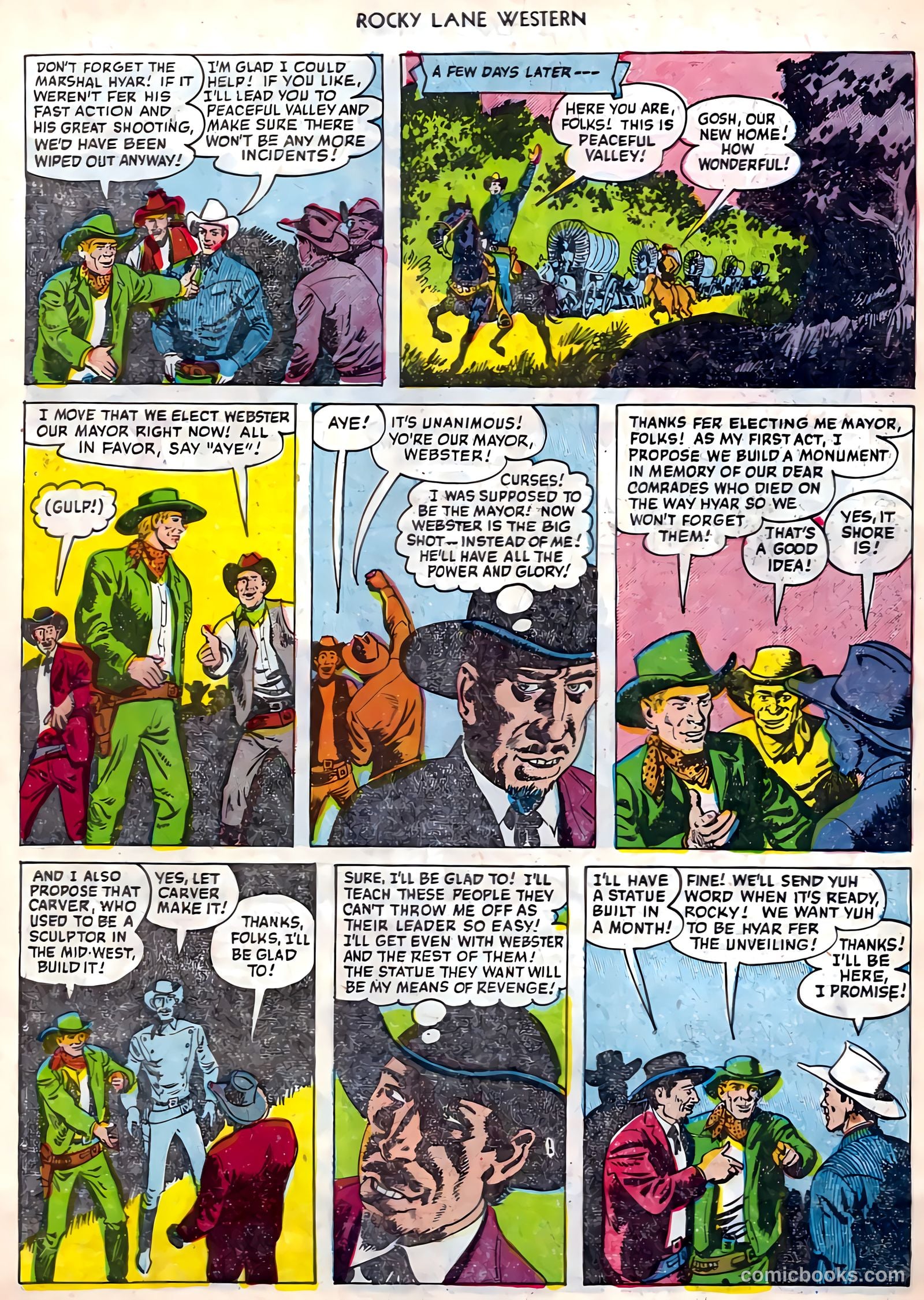 Rocky Lane Western #45 — page 7 of 37