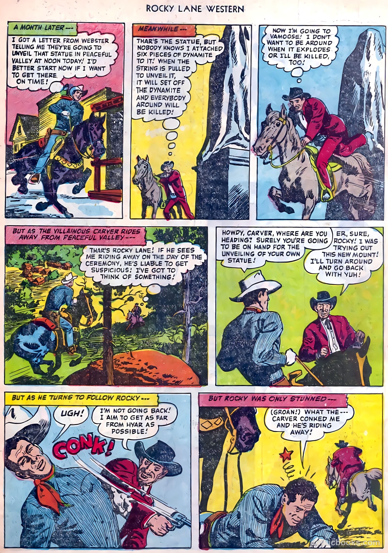 Rocky Lane Western #45 — page 8 of 37