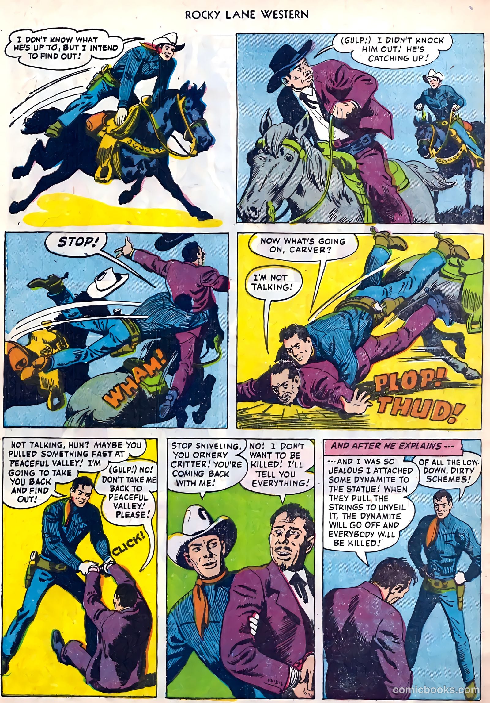 Rocky Lane Western #45 — page 9 of 37