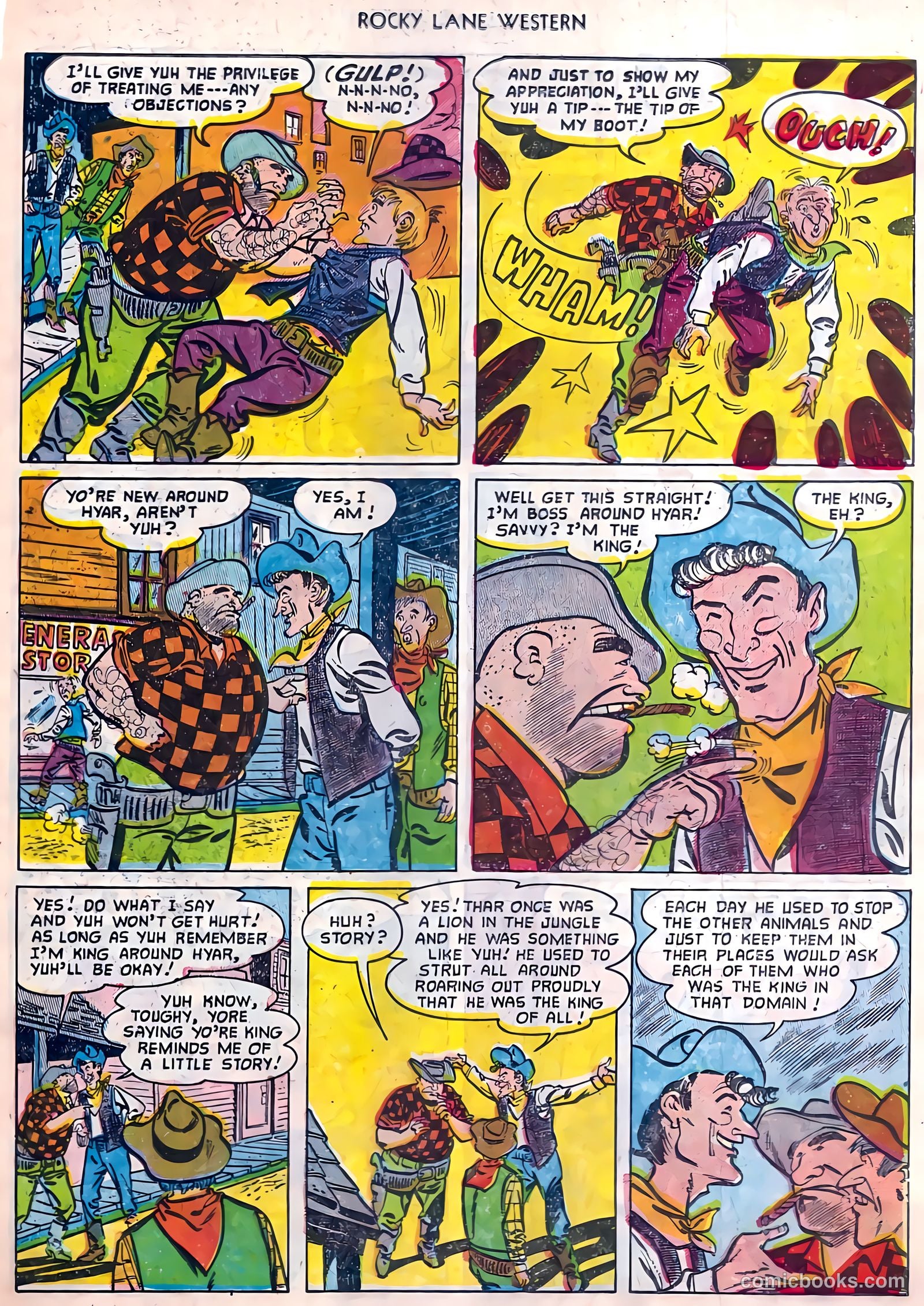 Rocky Lane Western #45 — page 12 of 37