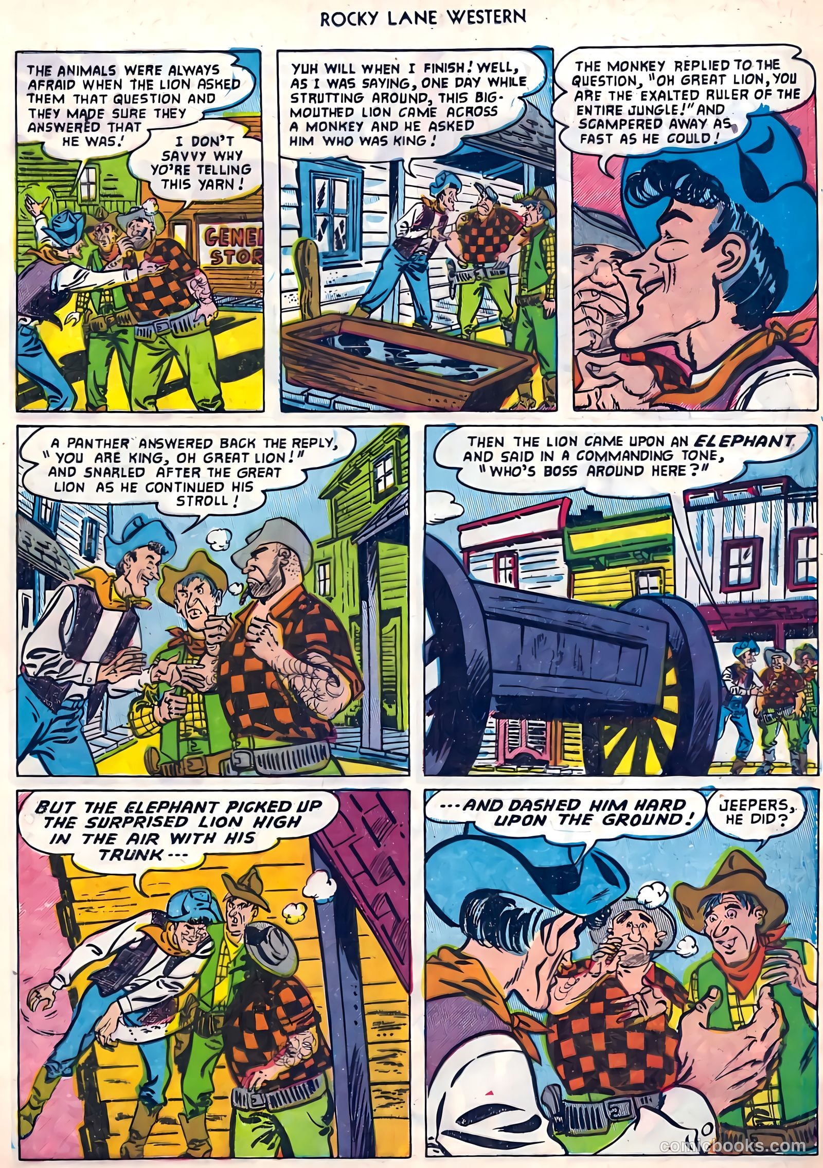 Rocky Lane Western #45 — page 13 of 37