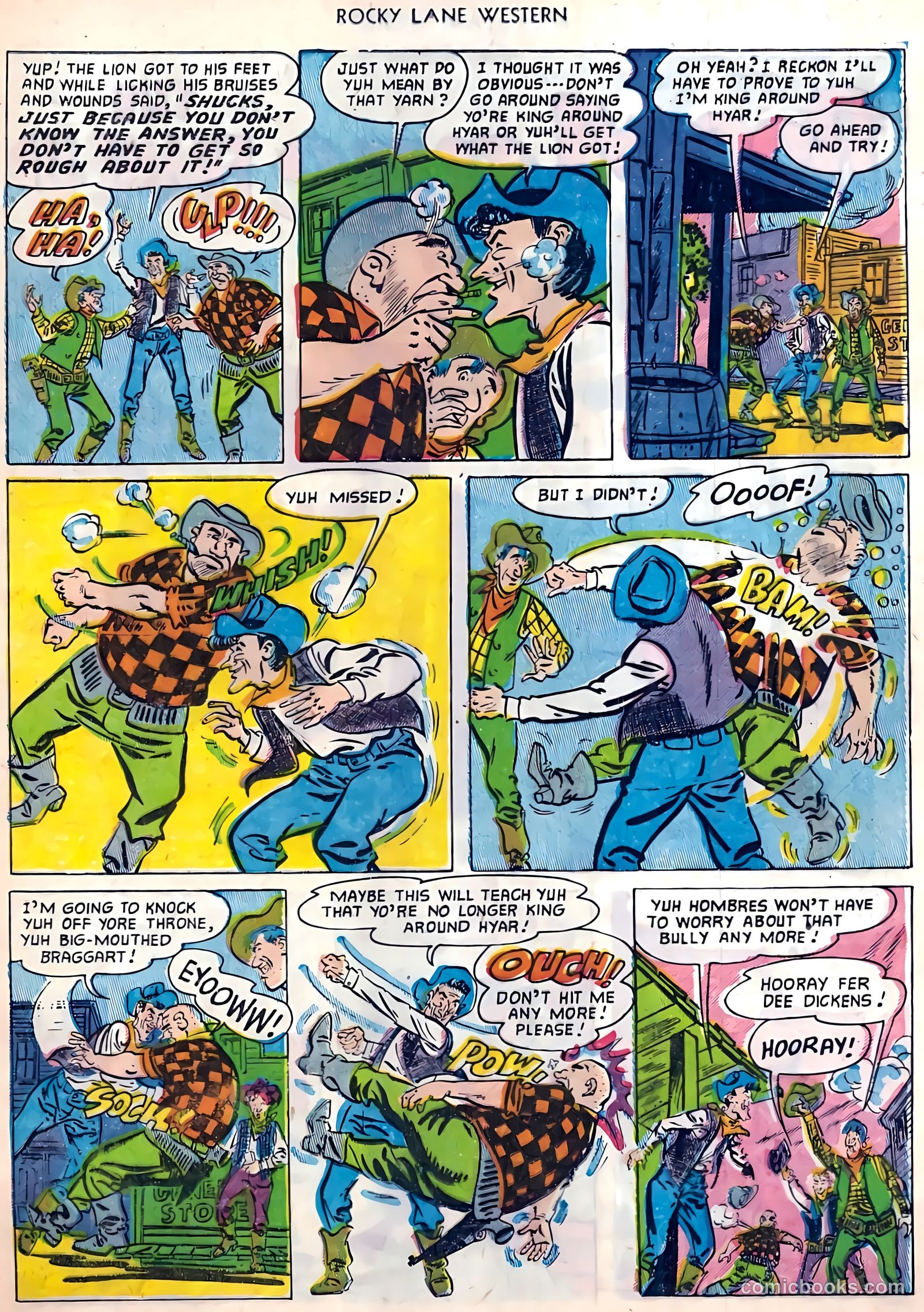 Rocky Lane Western #45 — page 14 of 37