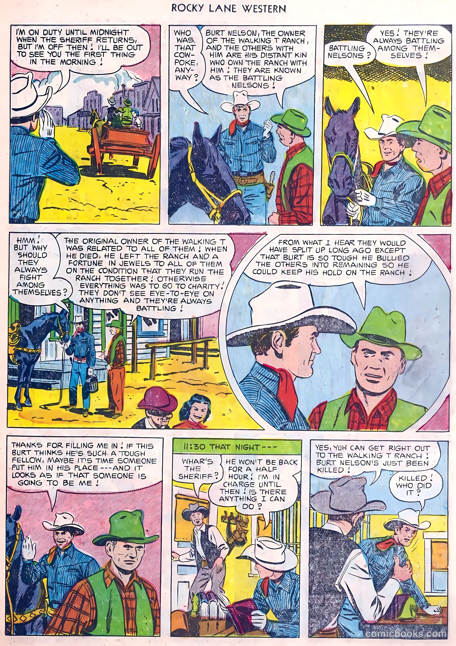 Rocky Lane Western #45 — page 16 of 37