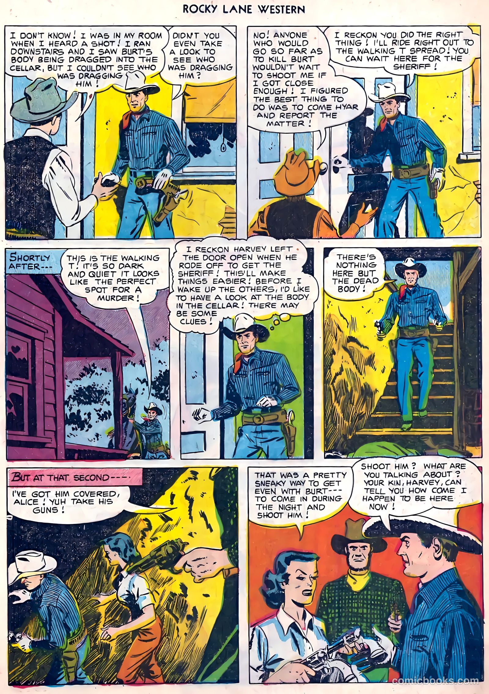 Rocky Lane Western #45 — page 17 of 37