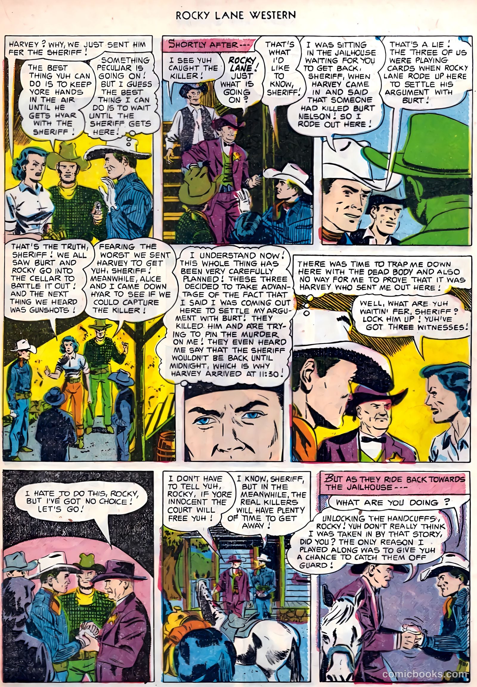 Rocky Lane Western #45 — page 18 of 37