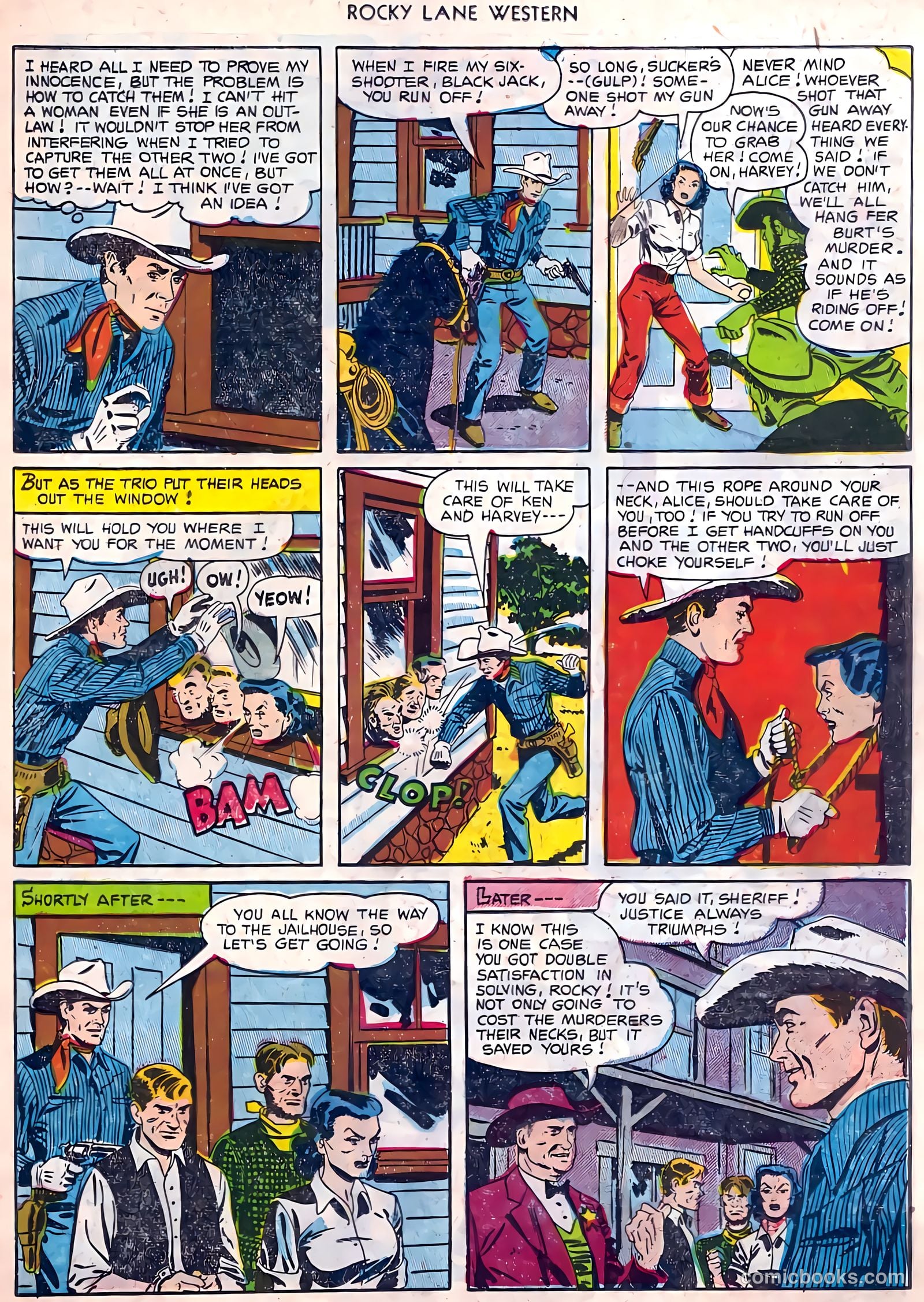 Rocky Lane Western #45 — page 20 of 37