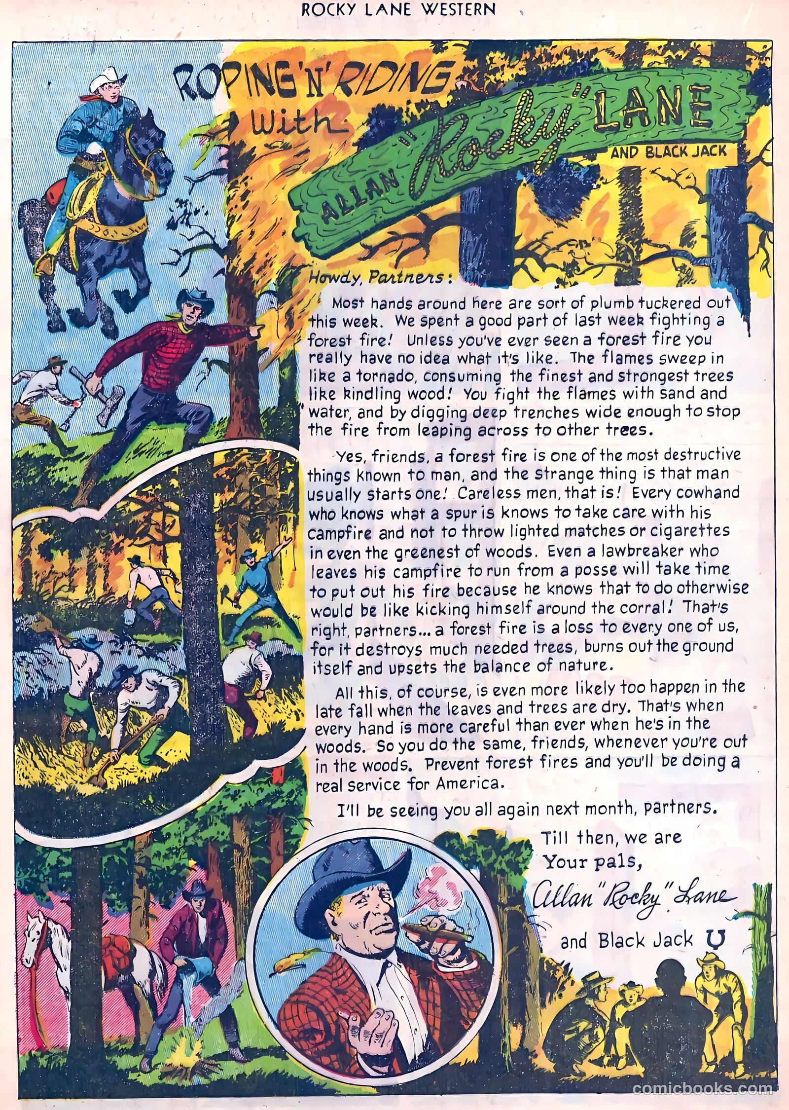 Rocky Lane Western #45 — page 21 of 37