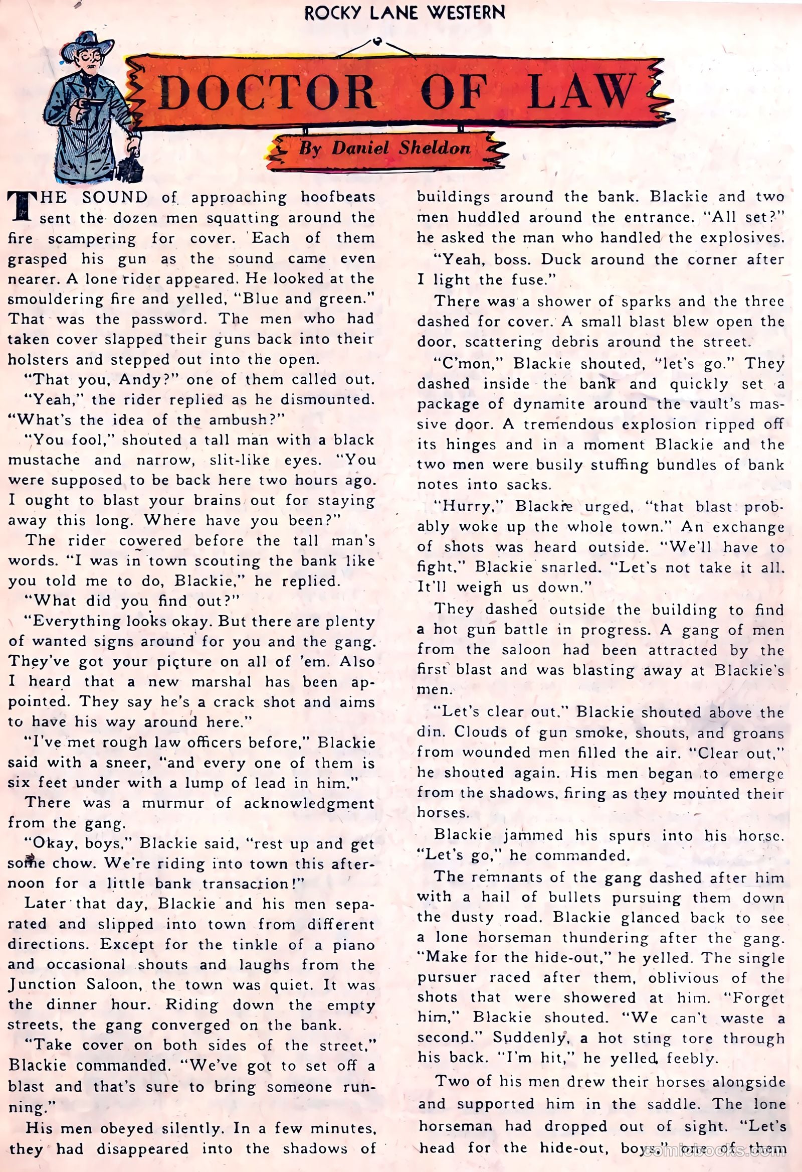 Rocky Lane Western #45 — page 22 of 37