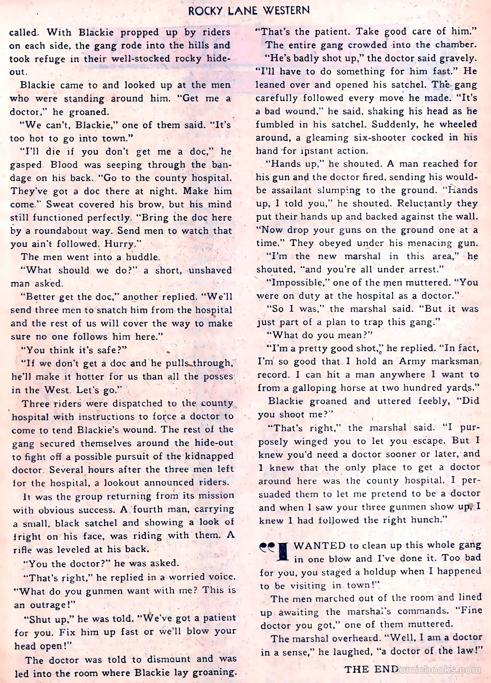 Rocky Lane Western #45 — page 23 of 37